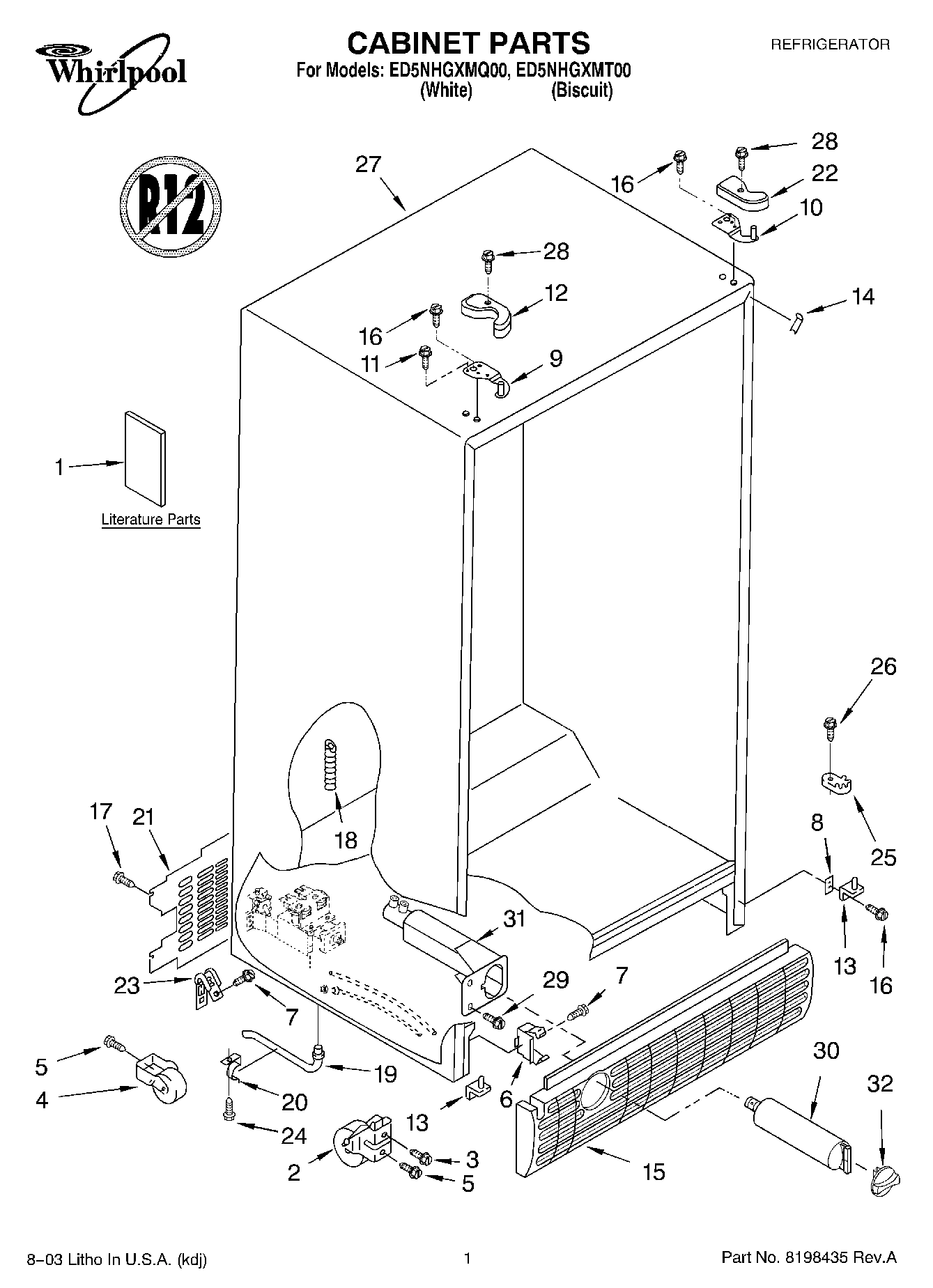 01 - CABINET PARTS