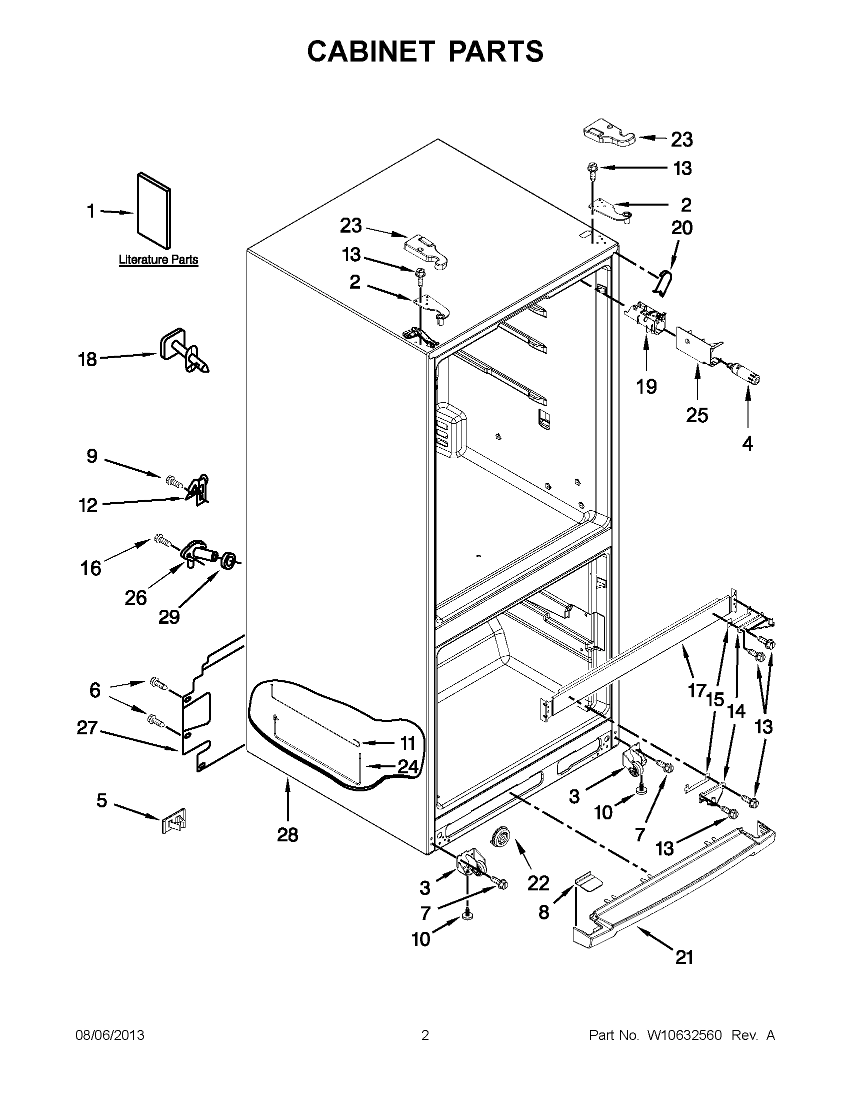 01 - CABINET PARTS