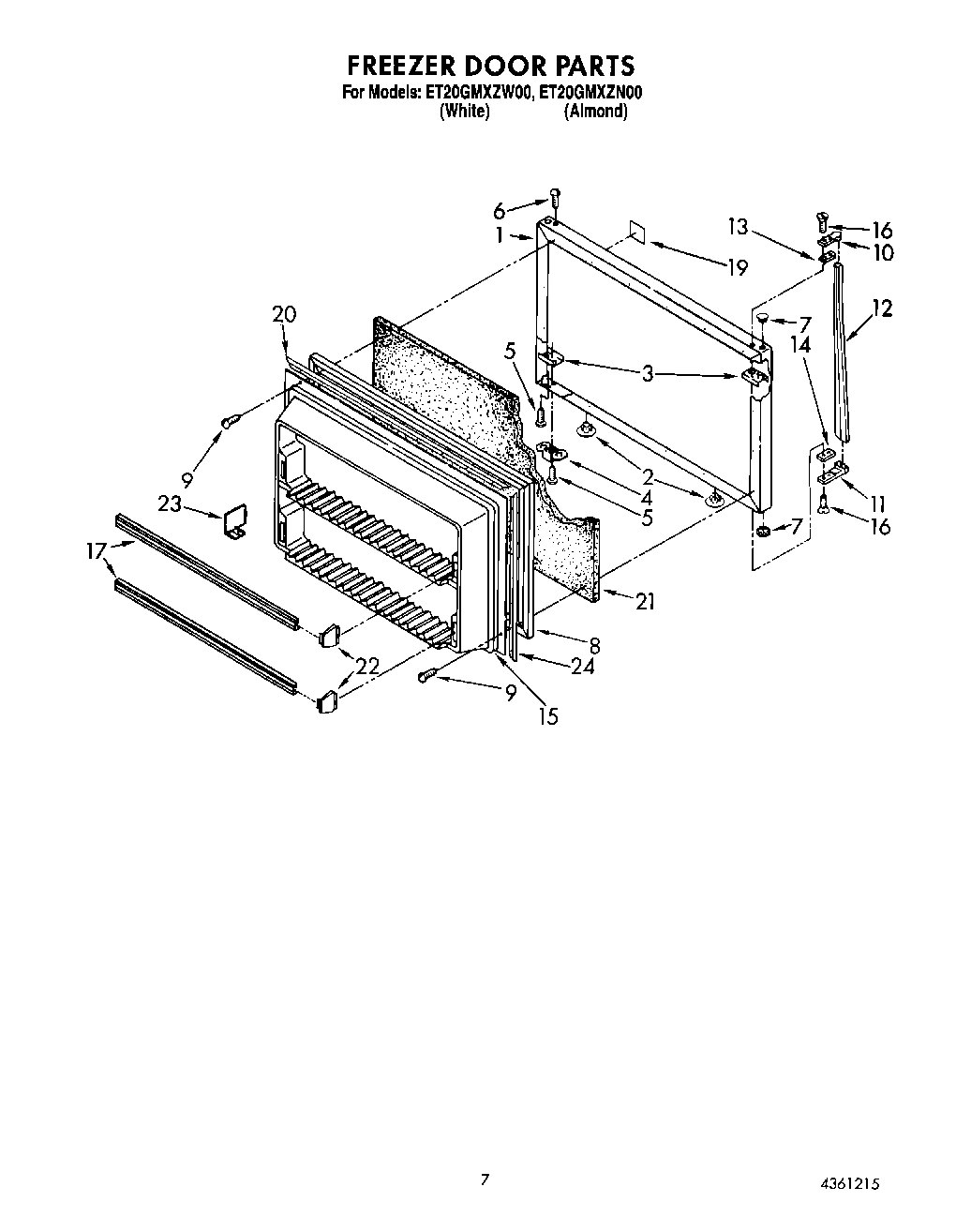 05 - FREEZER DOOR