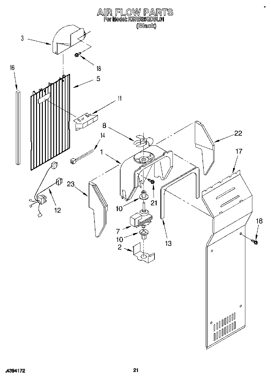 12 - AIR FLOW, LIT/OPTIONAL