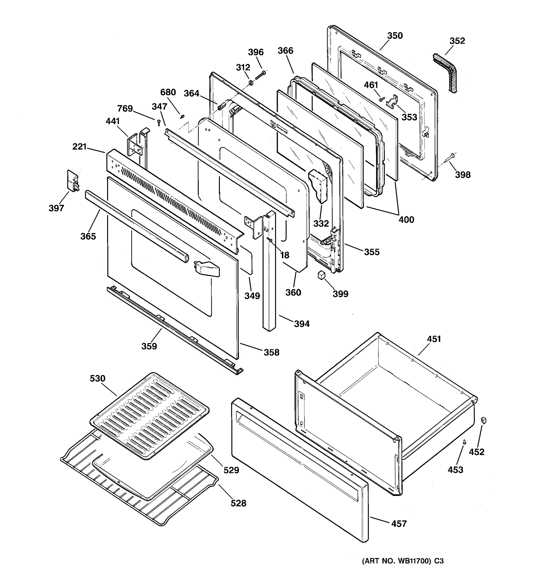 DOOR & DRAWER PARTS