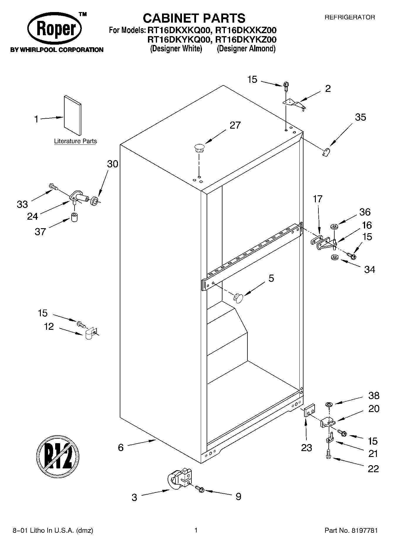 01 - CABINET, LITERATURE