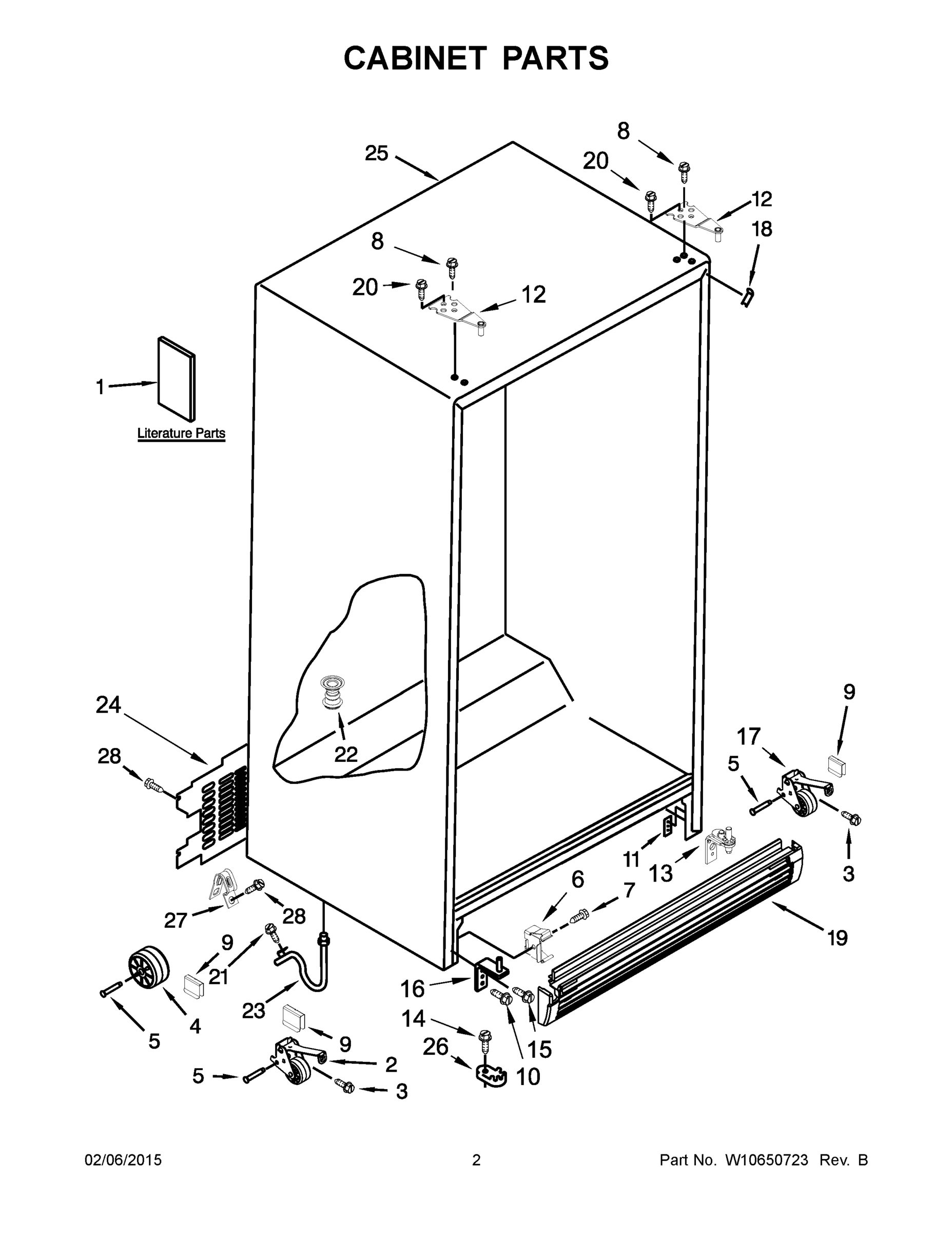 02 - CABINET PARTS