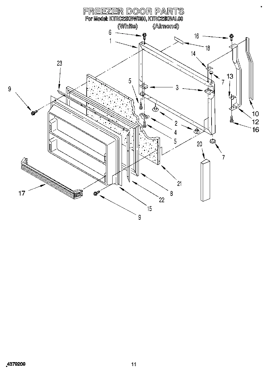 07 - FREEZER DOOR