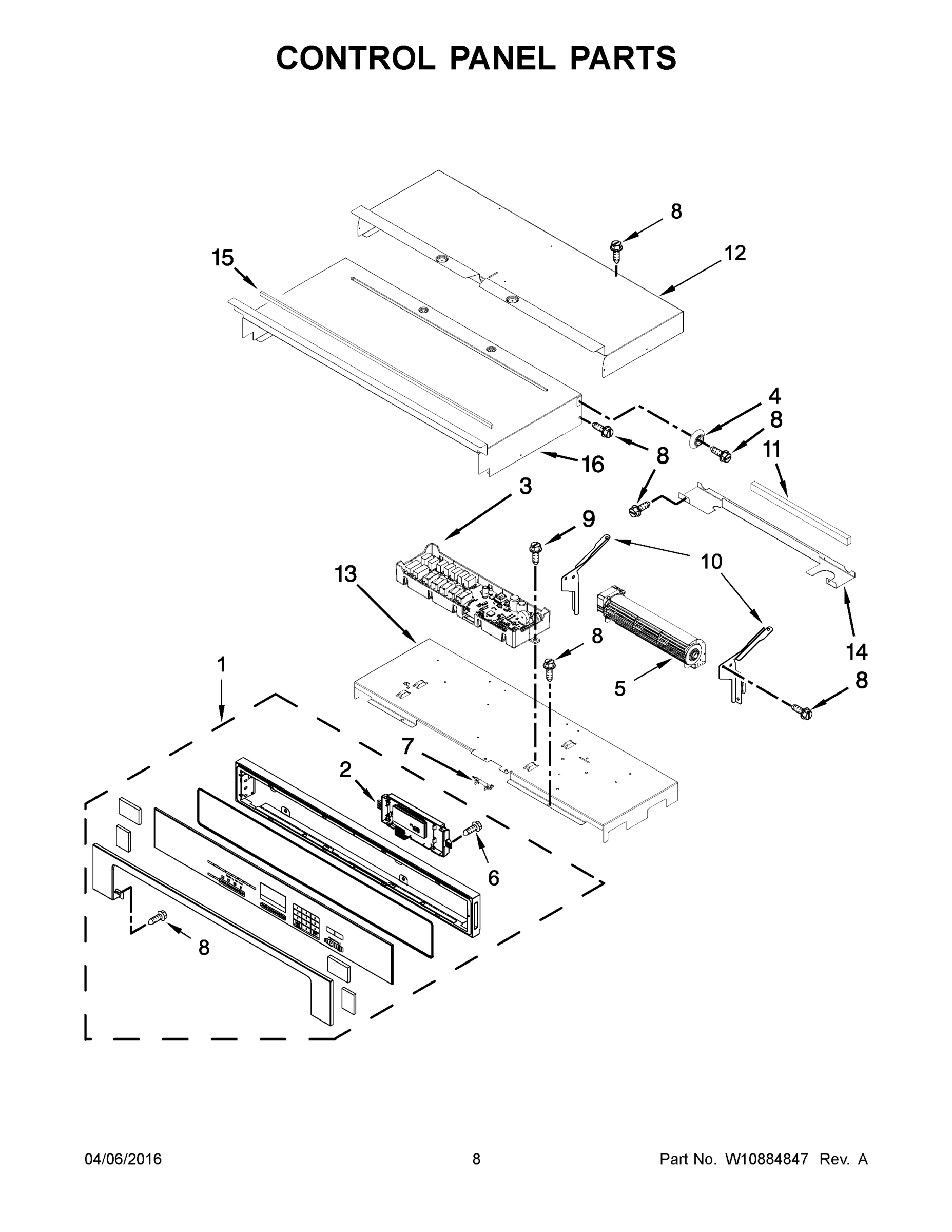 05 - CONTROL PANEL PARTS