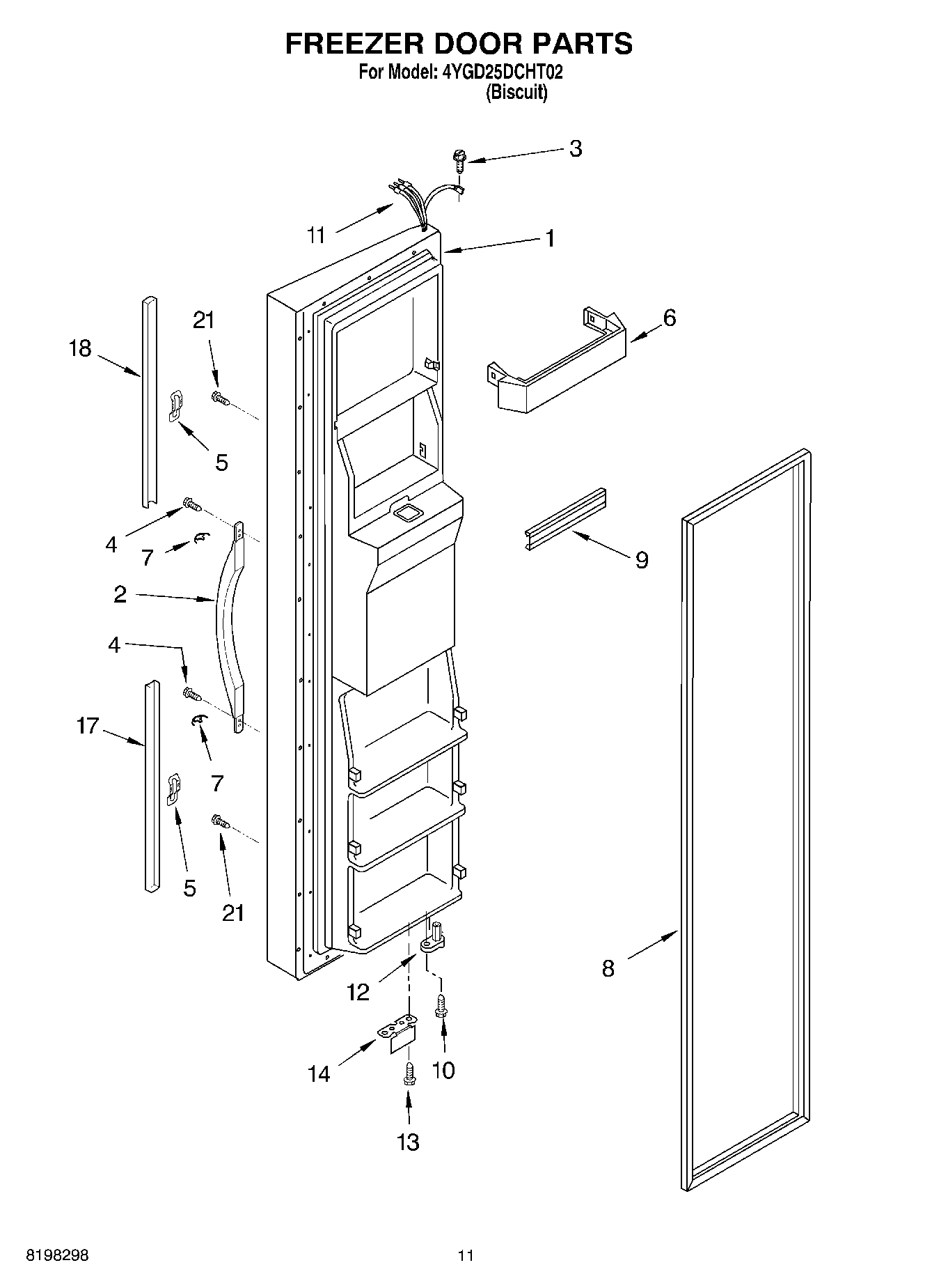 07 - FREEZER DOOR