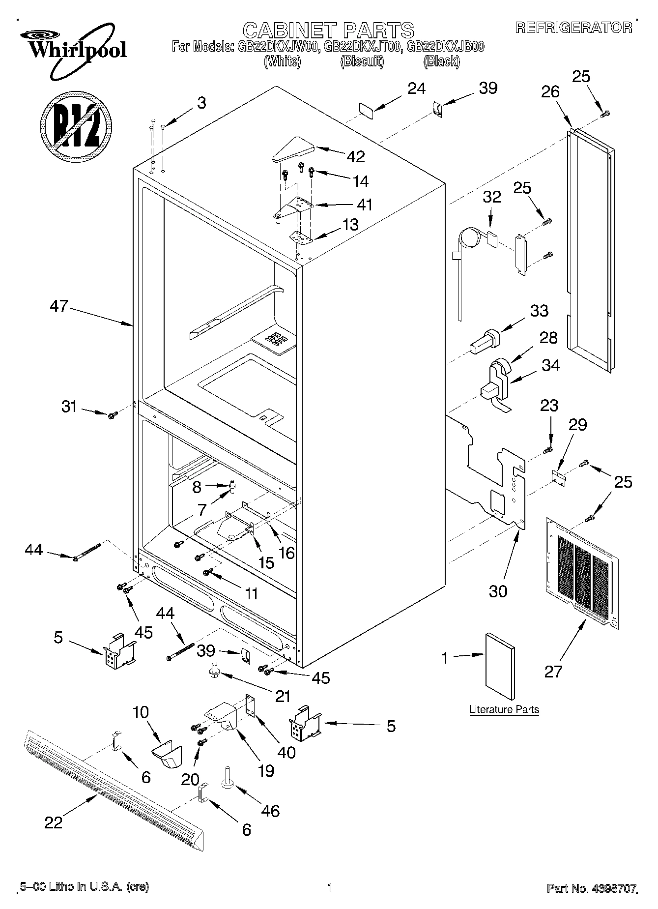 01 - CABINET, LITERATURE