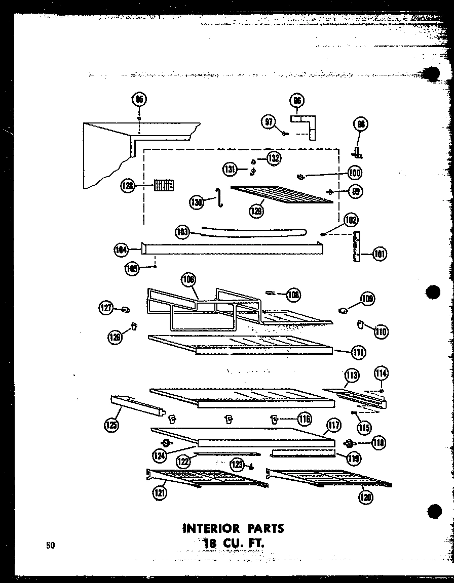 05 - INTERIOR PARTS 18 CU. FT.