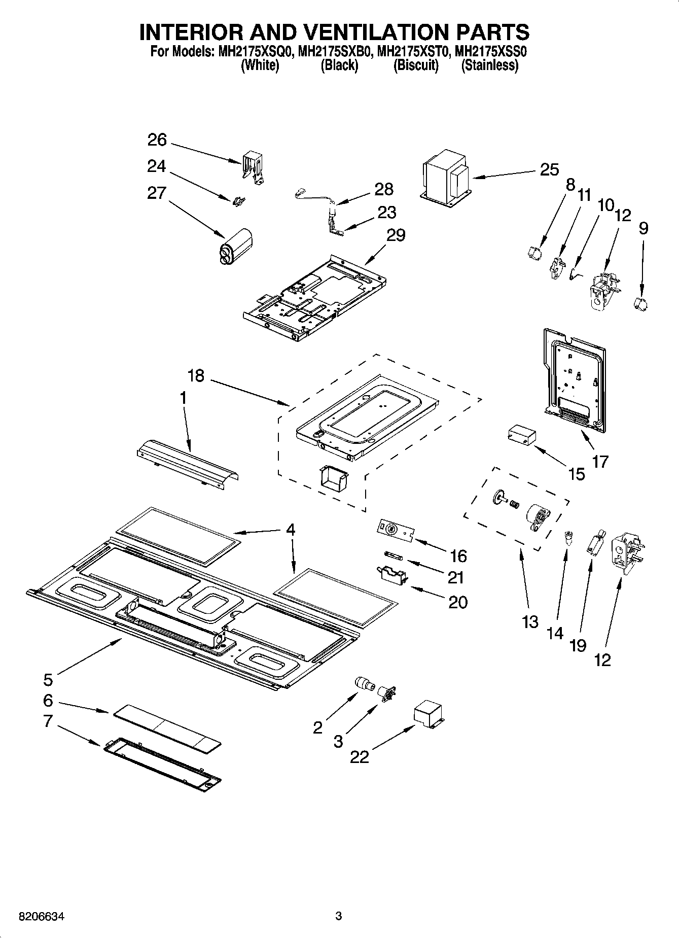 03 - INTERIOR AND VENTILATION PARTS