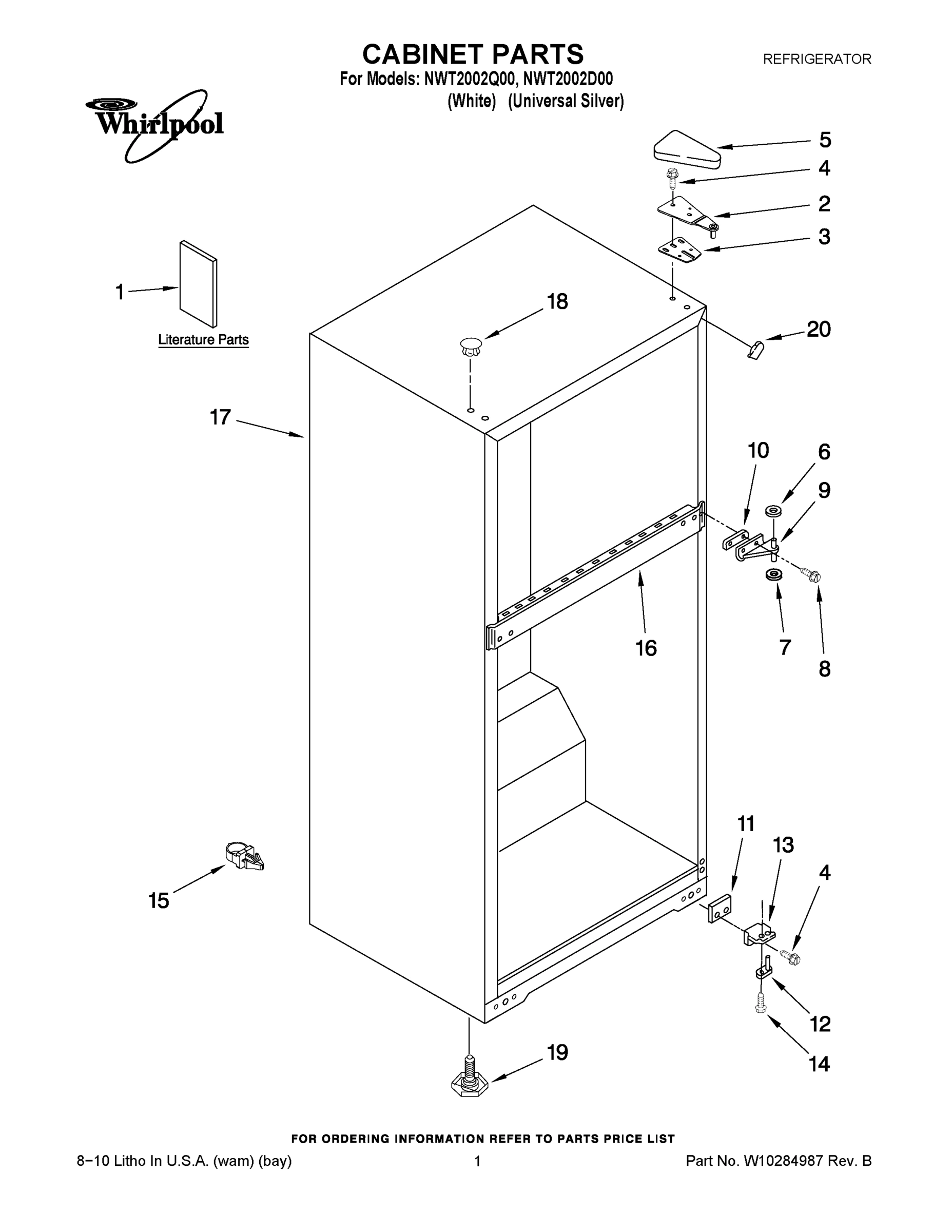 01 - CABINET PARTS