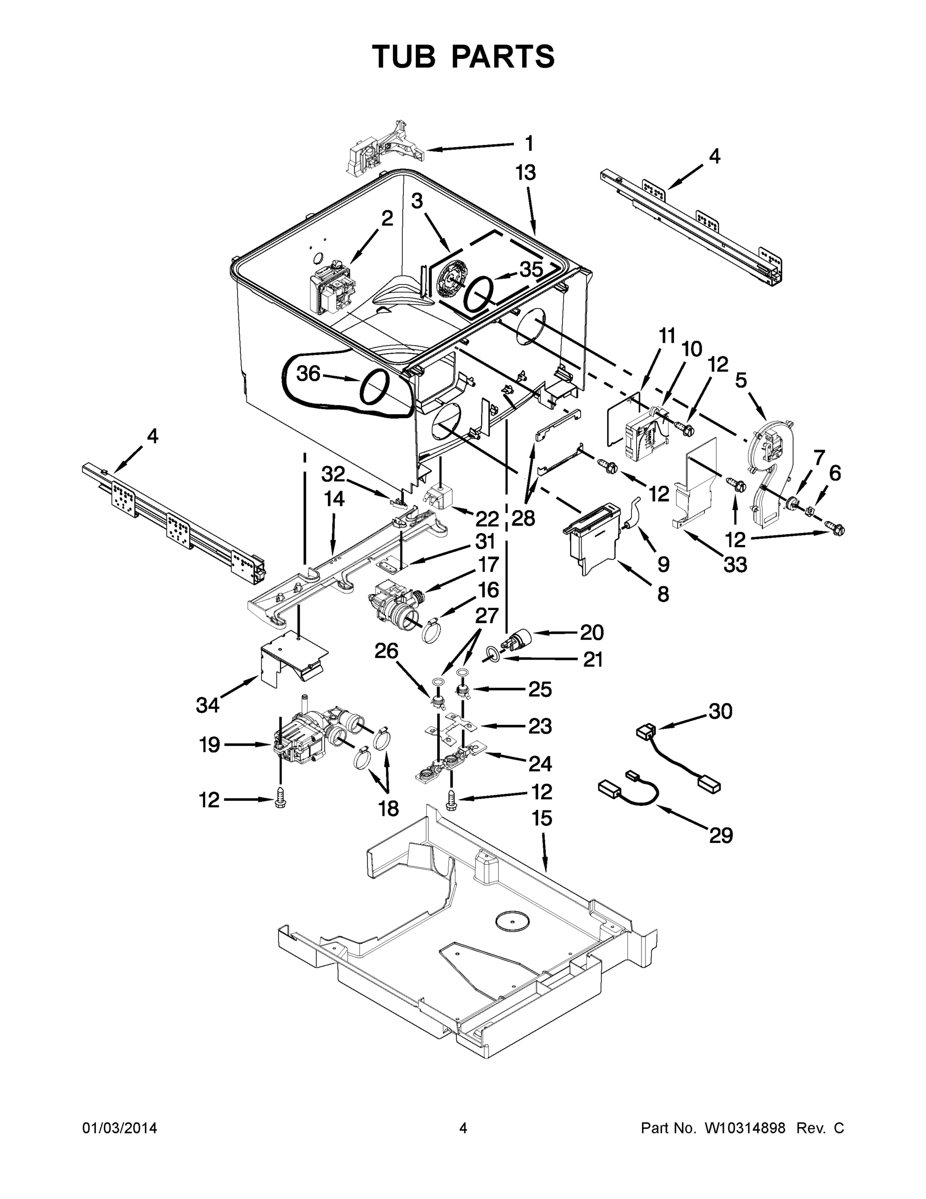 03 - TUB PARTS