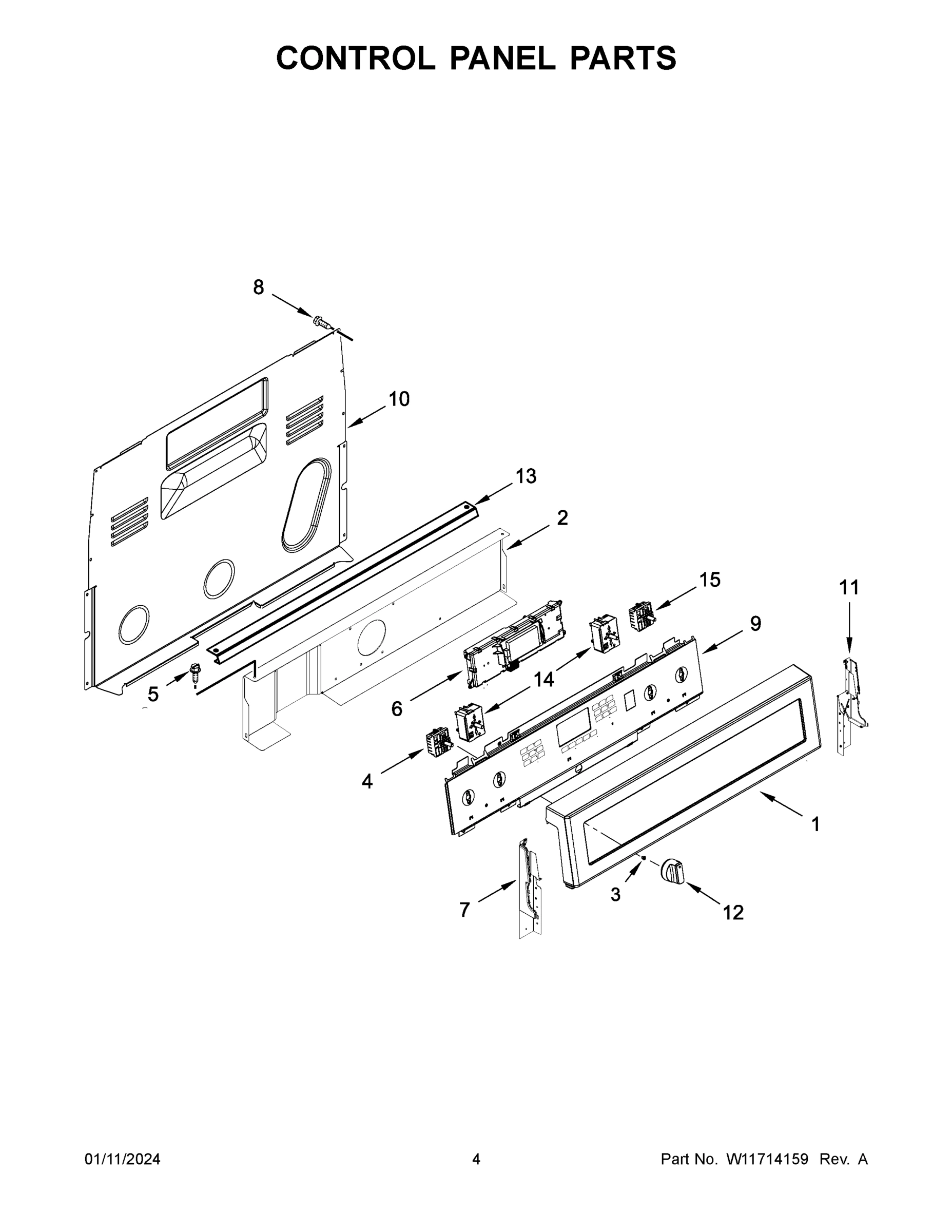 03 - CONTROL PANEL PARTS