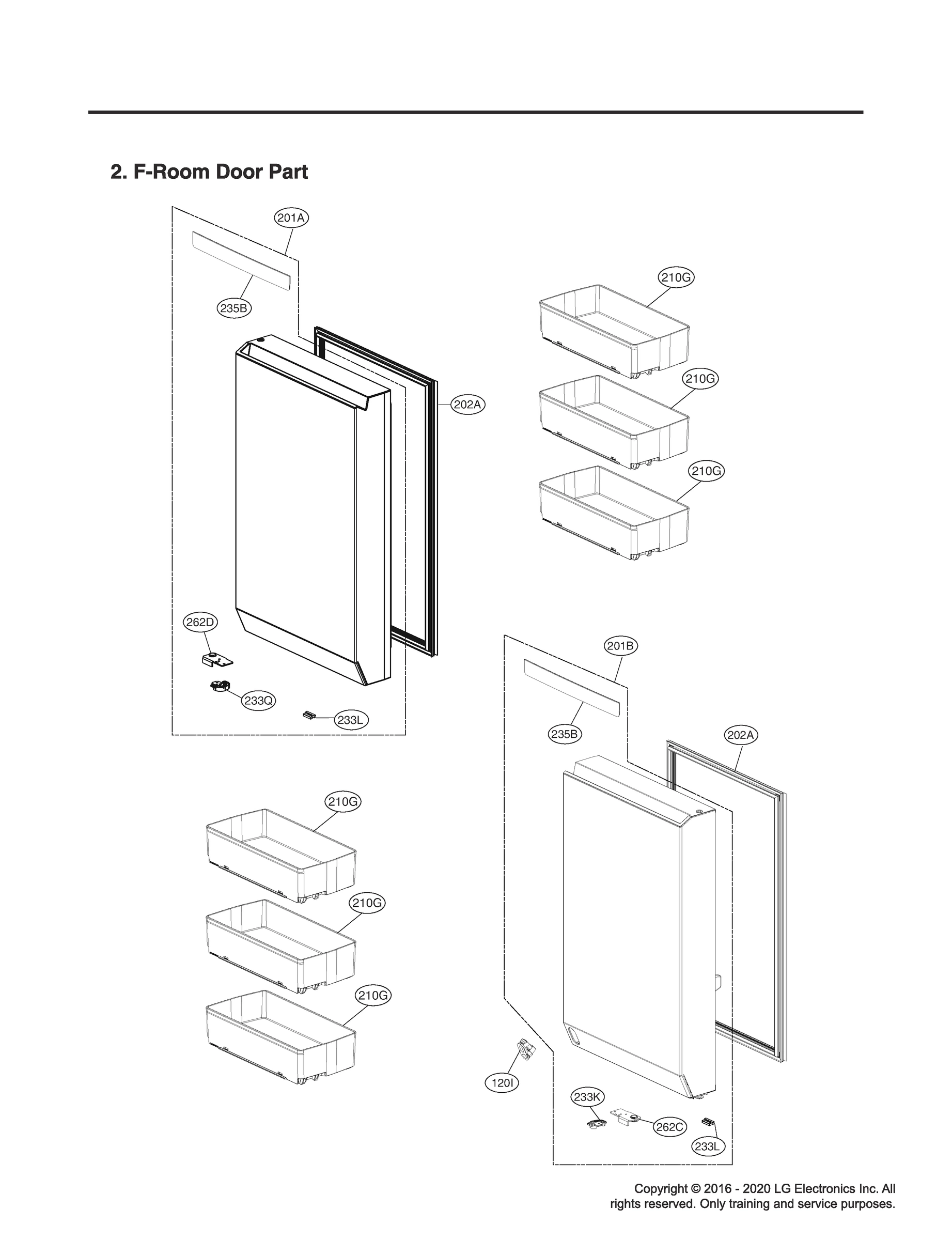 F-ROOM DOOR PART