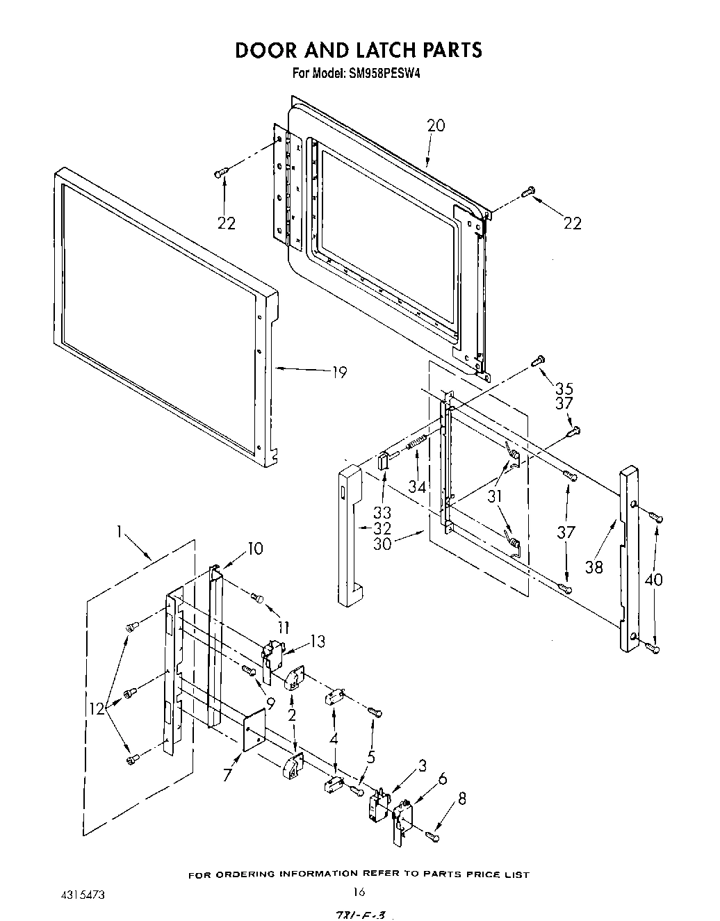 11 - DOOR AND LATCH