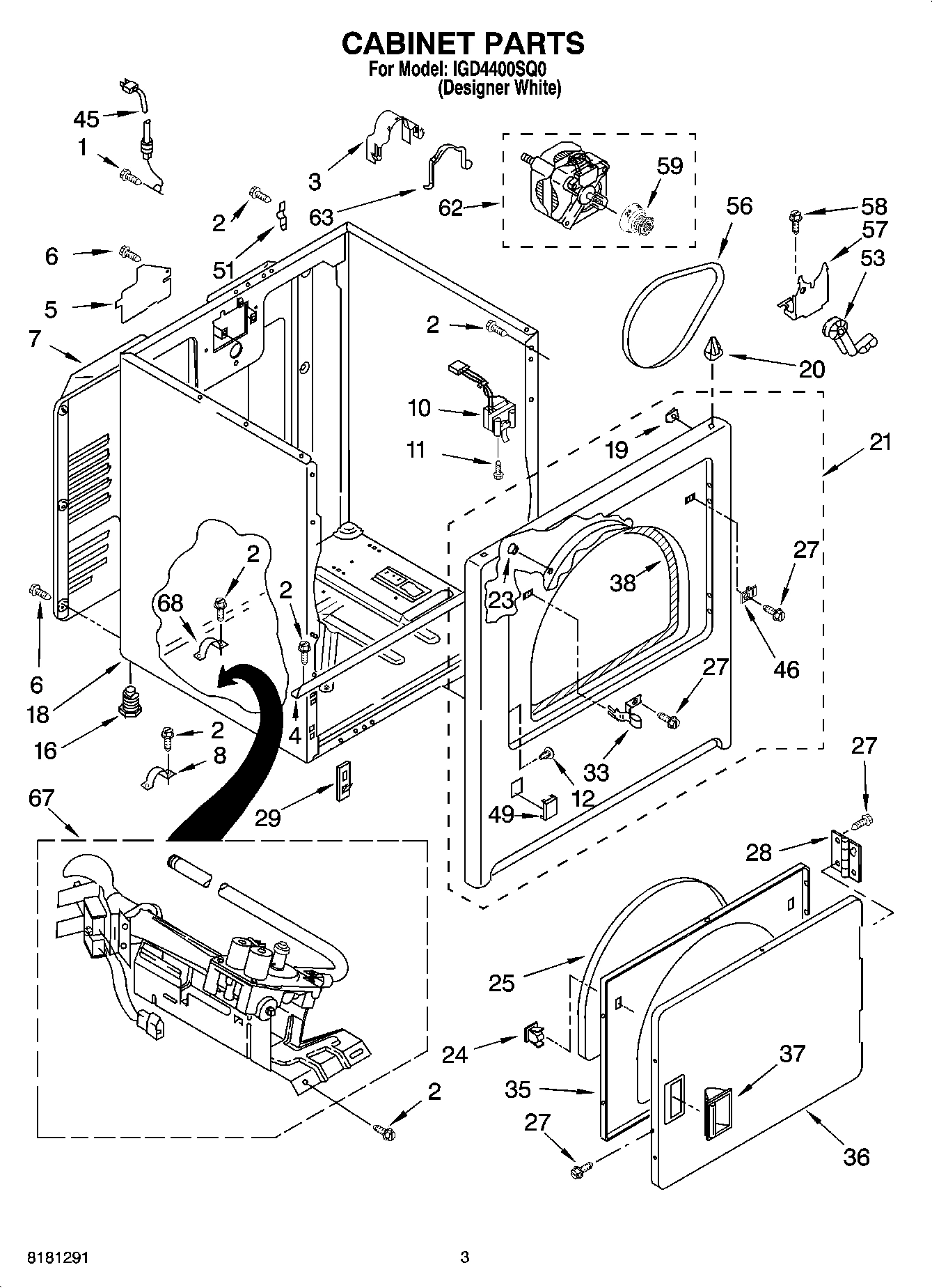 02 - CABINET PARTS