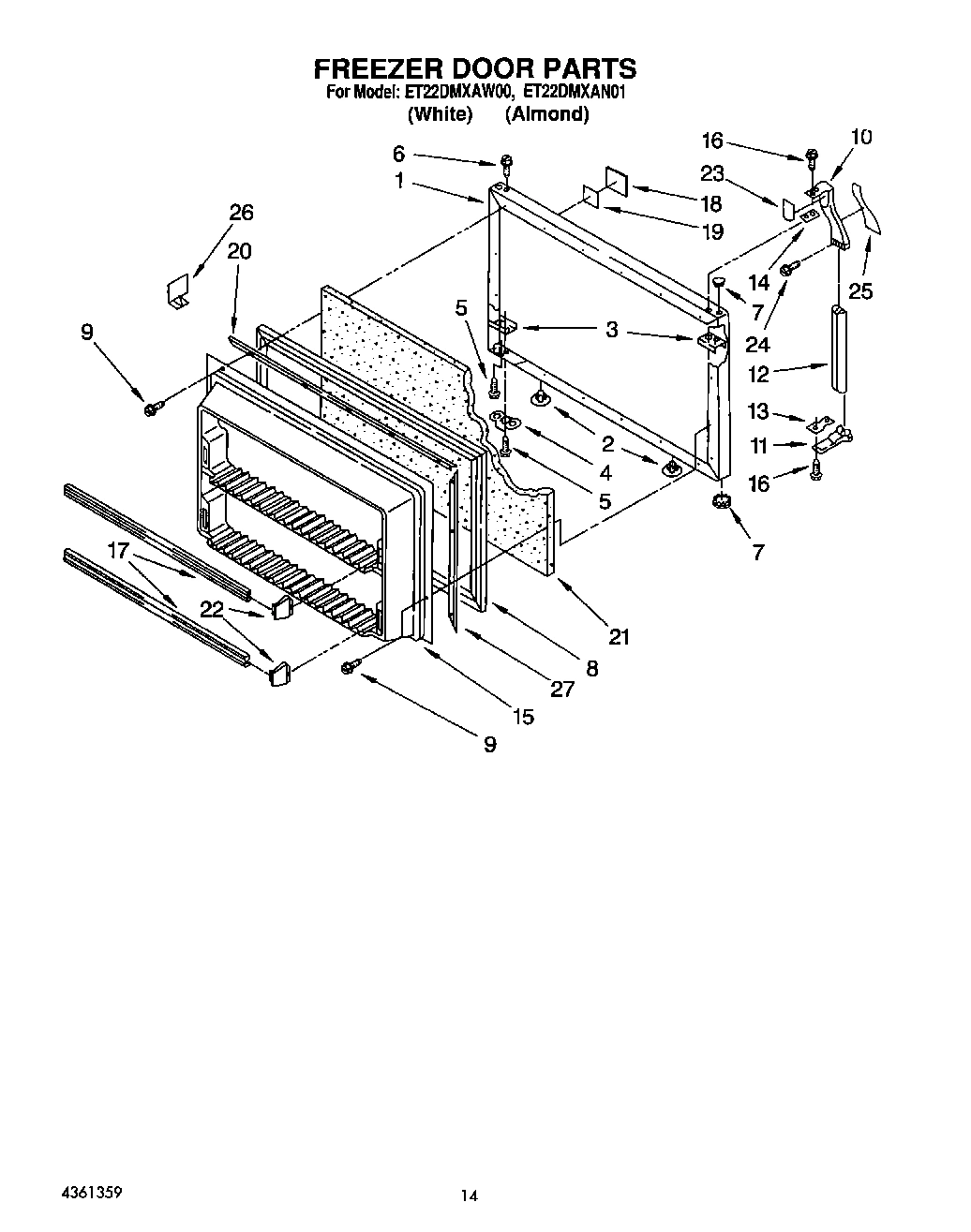 09 - FREEZER DOOR