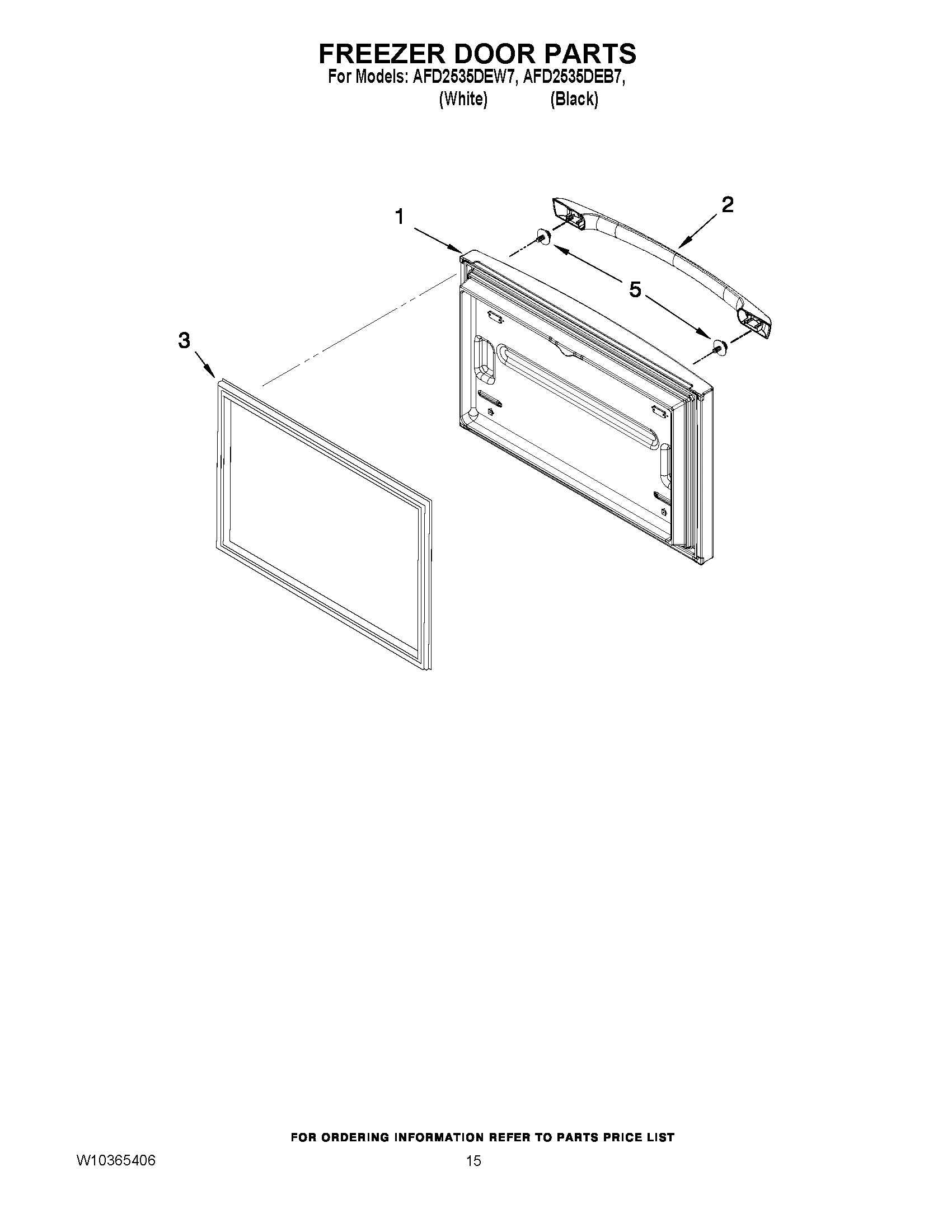 08 - FREEZER DOOR PARTS