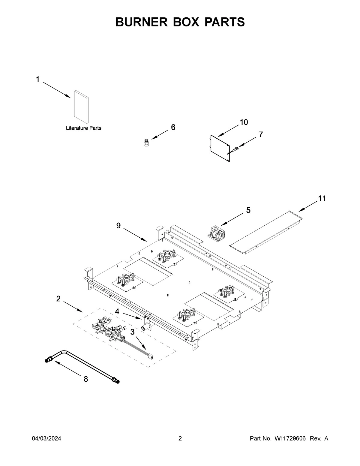 02 - BURNER BOX PARTS
