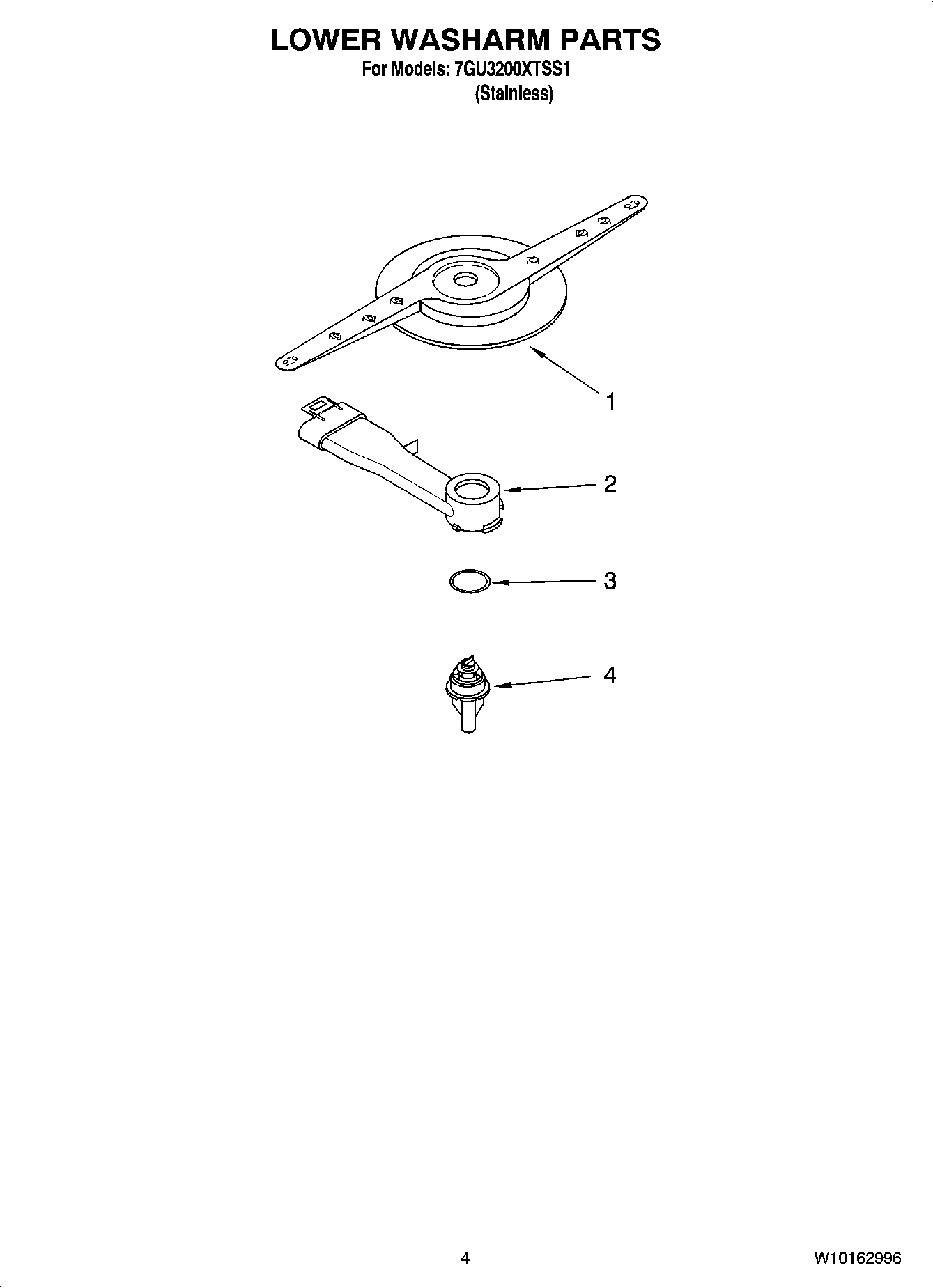 04 - LOWER WASHARM PARTS