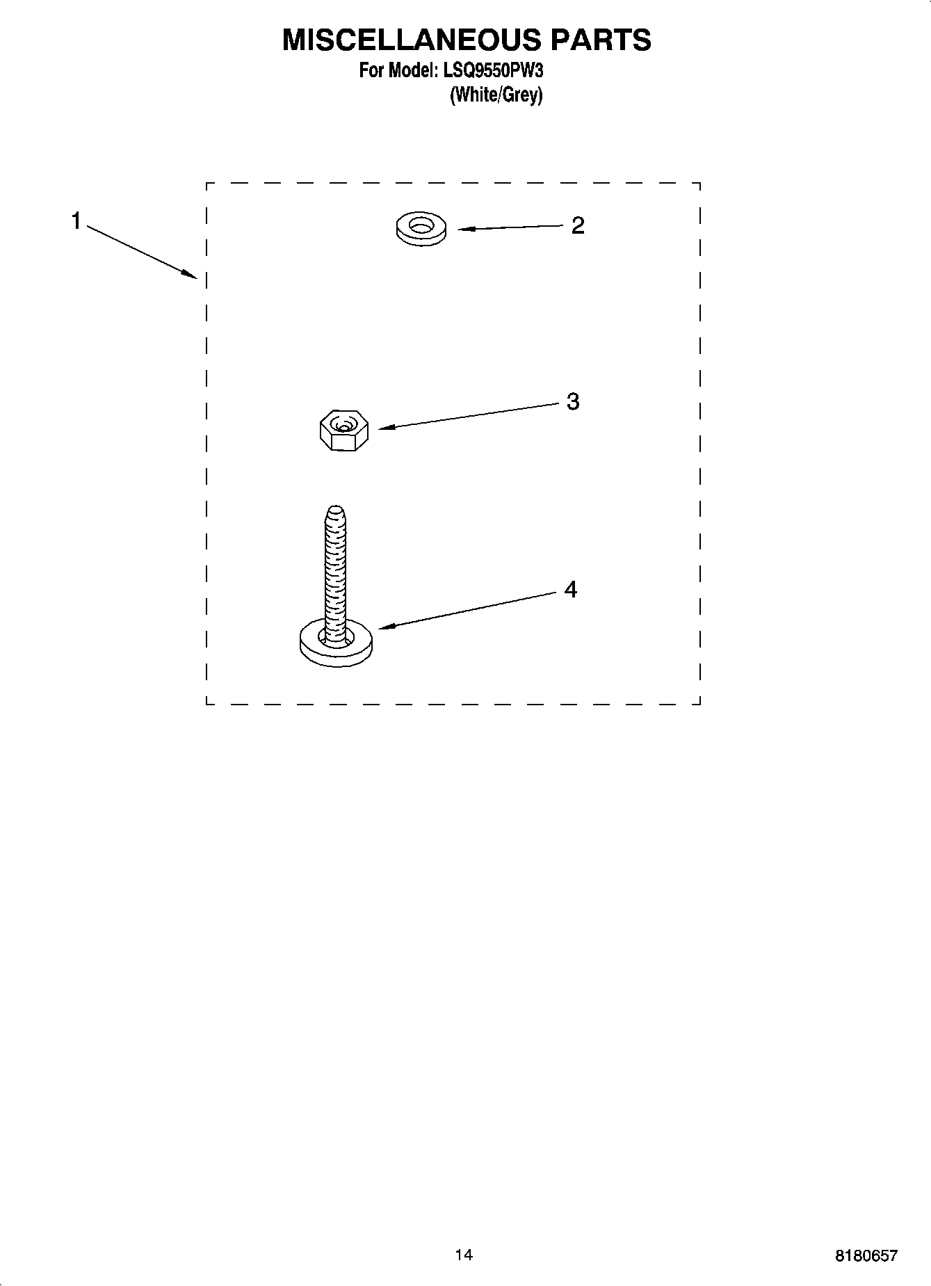 10 - MISCELLANEOUS PARTS, OPTIONAL PARTS (NOT INCLUDED)