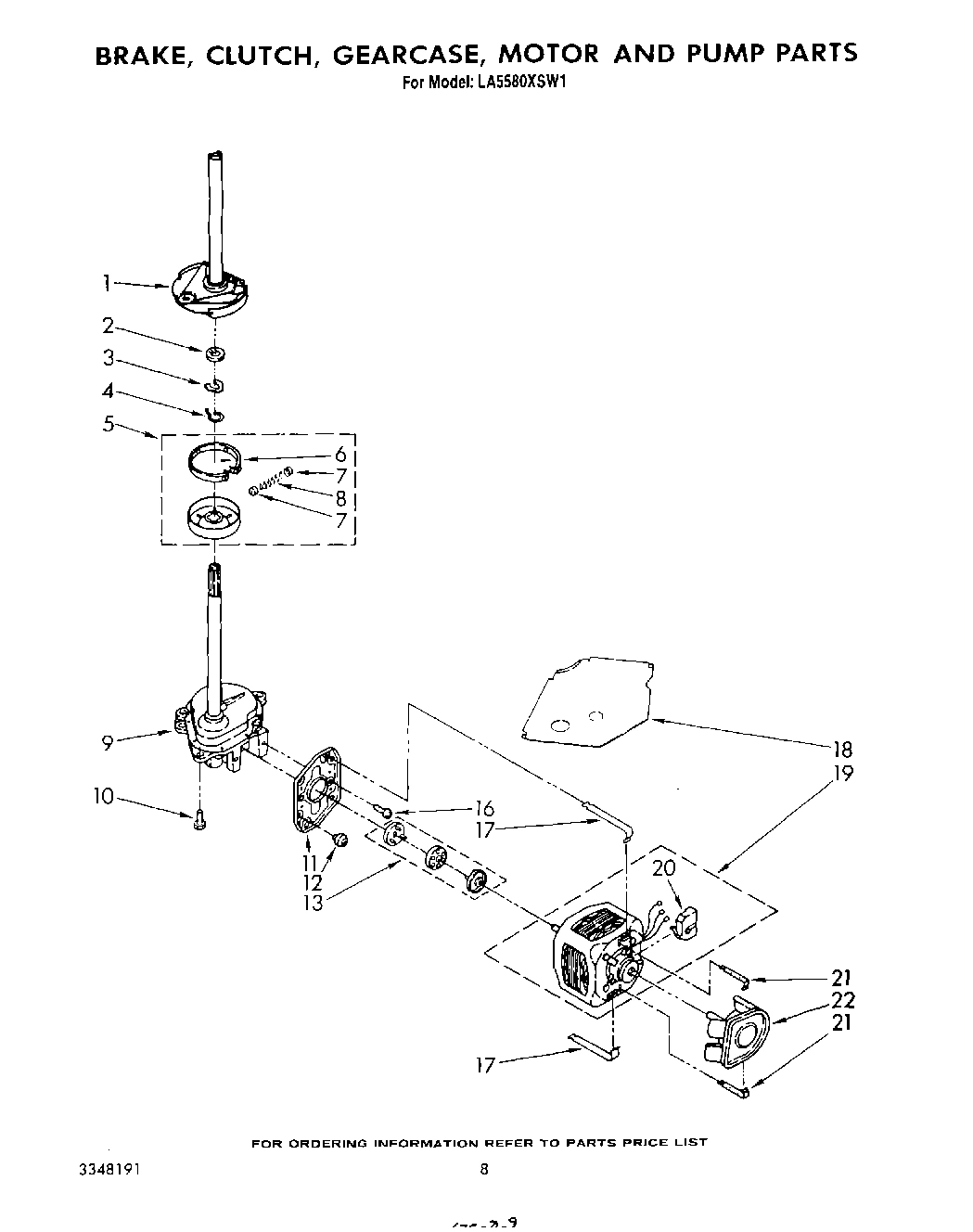 06 - BRAKE, CLUTCH, GEARCASE, MOTOR AND PUMP