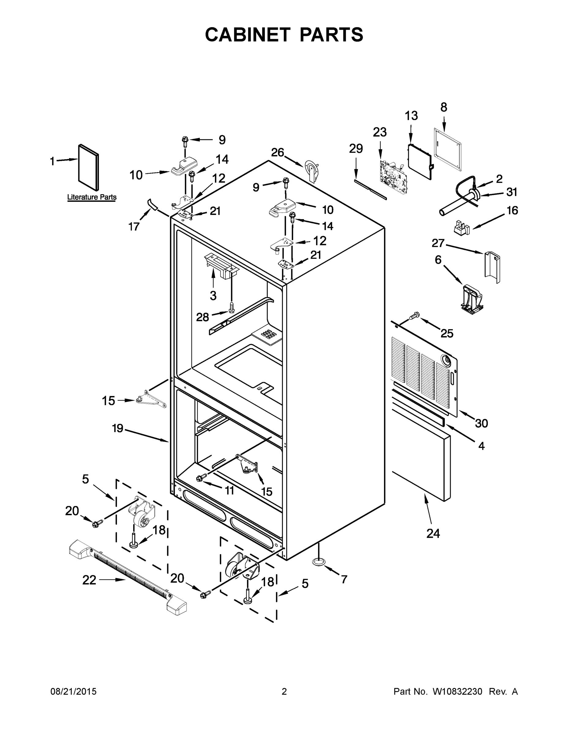 02 - CABINET PARTS