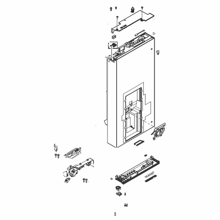 DA91-04693D Samsung Refrigerator Left Door Fo