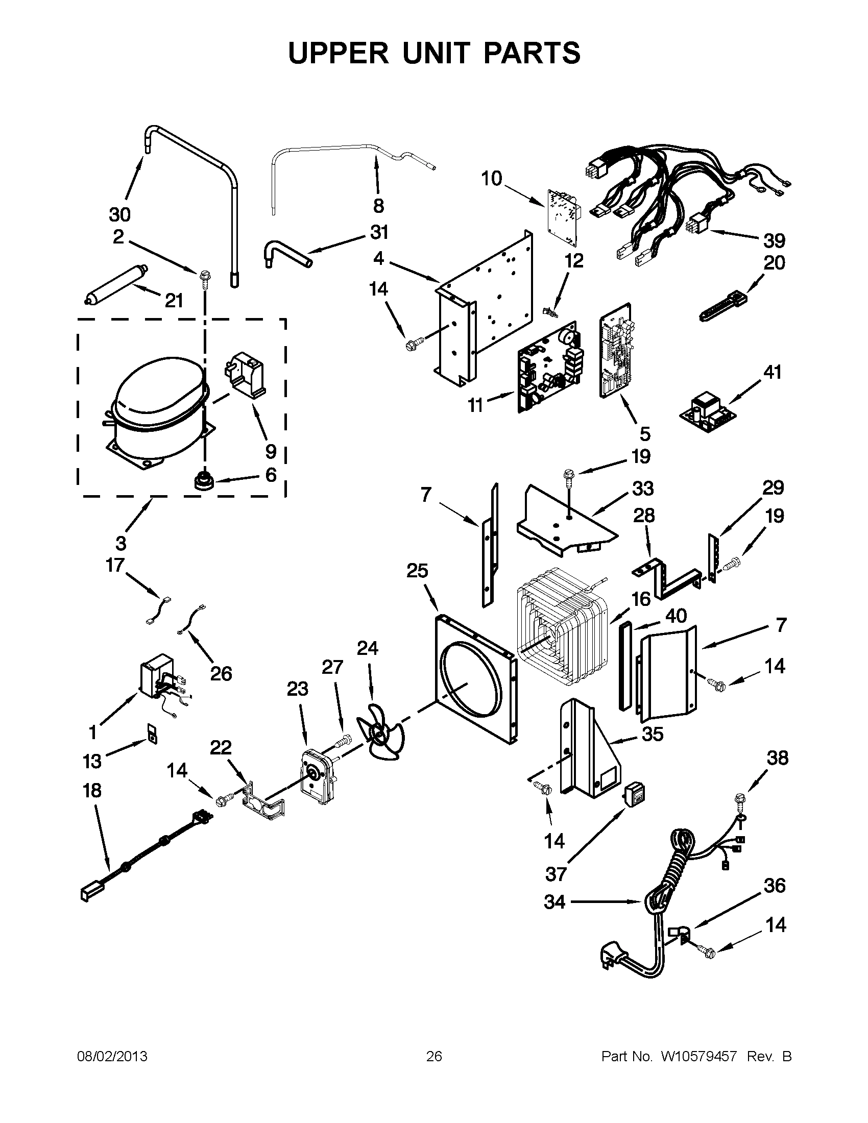 13 - UPPER UNIT PARTS