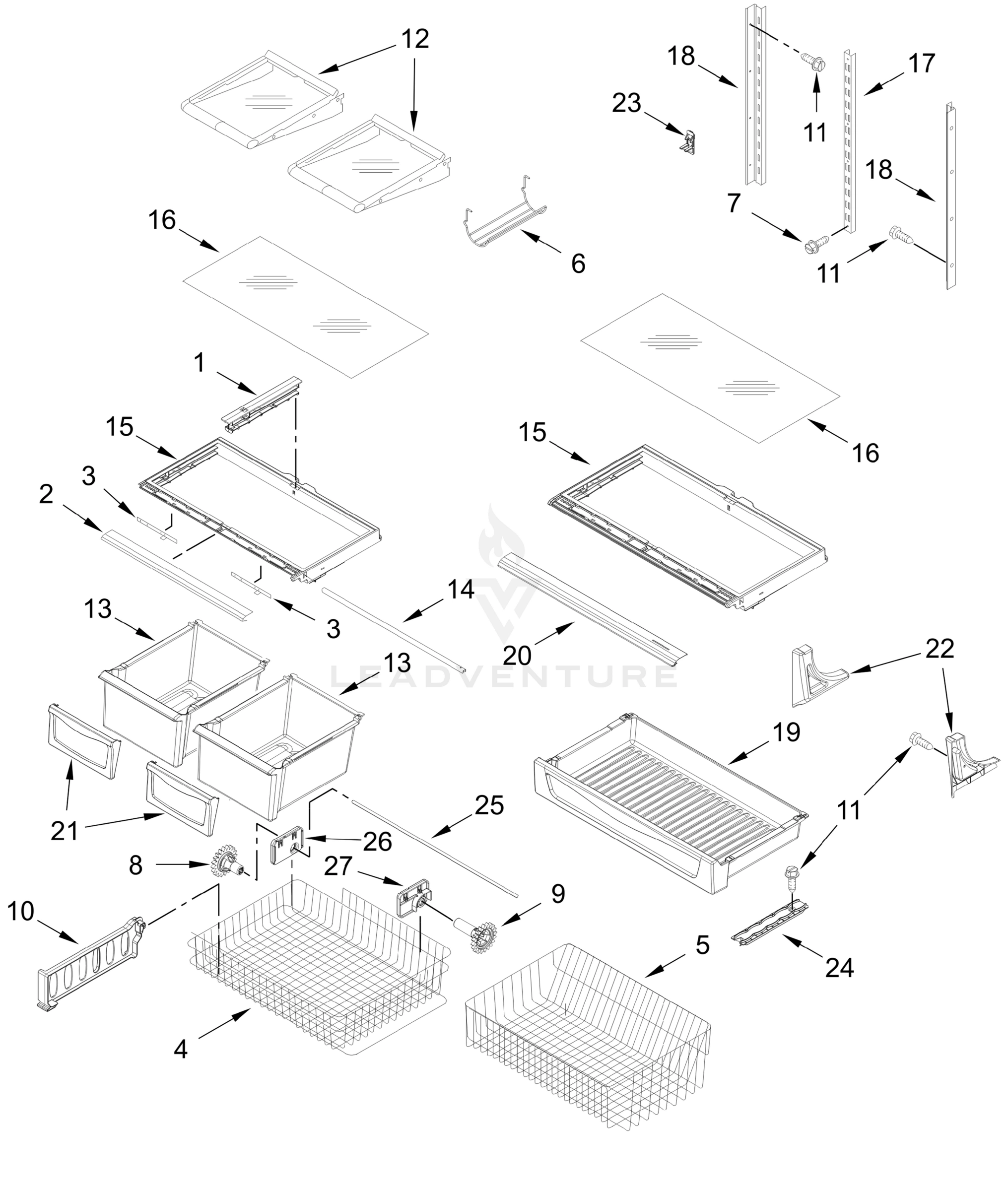 SHELF PARTS