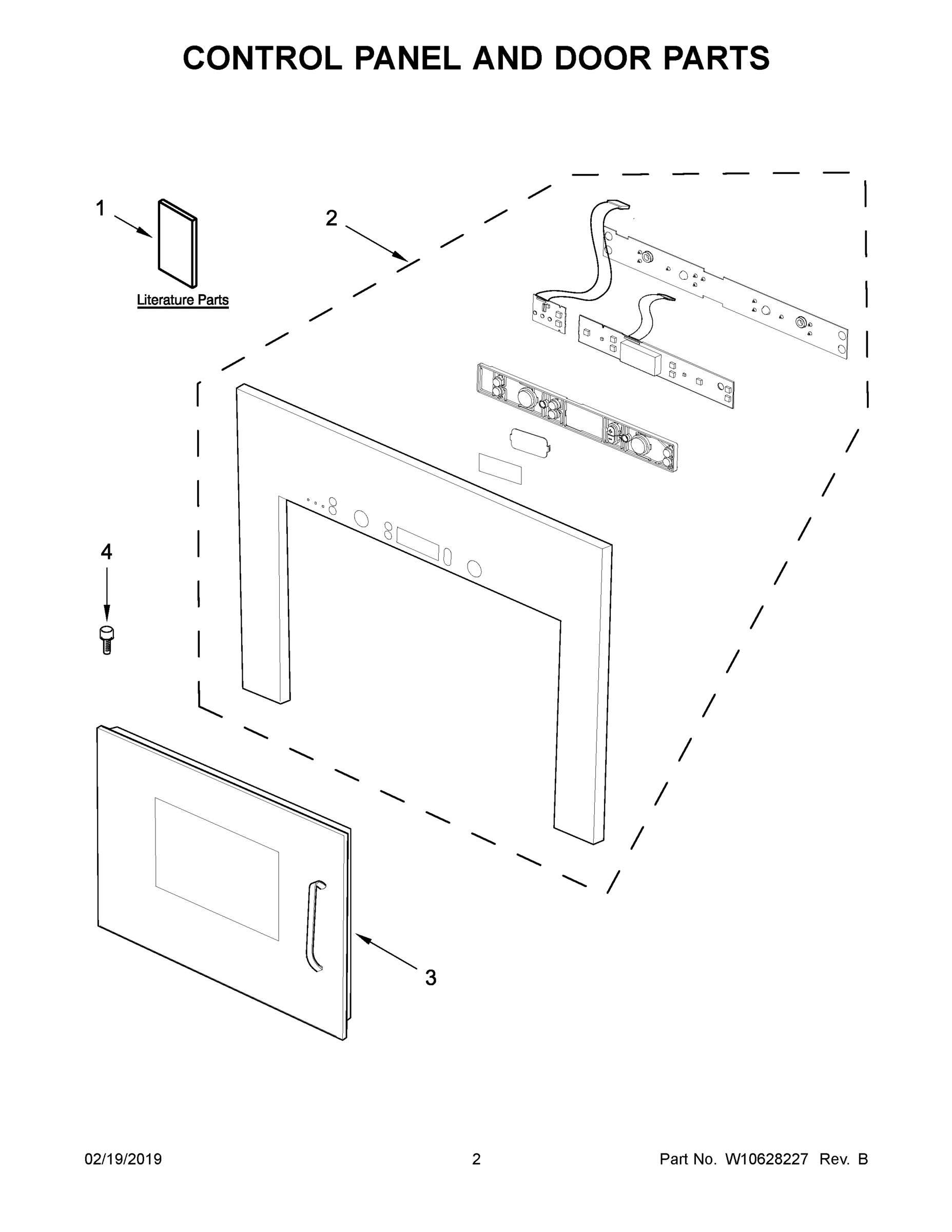 02 - CONTROL PANEL AND DOOR PARTS