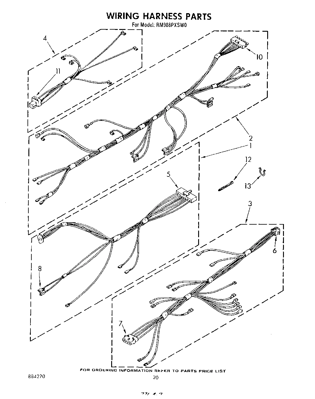 12 - WIRING HARNESS , LITERATURE AND OPTIONAL