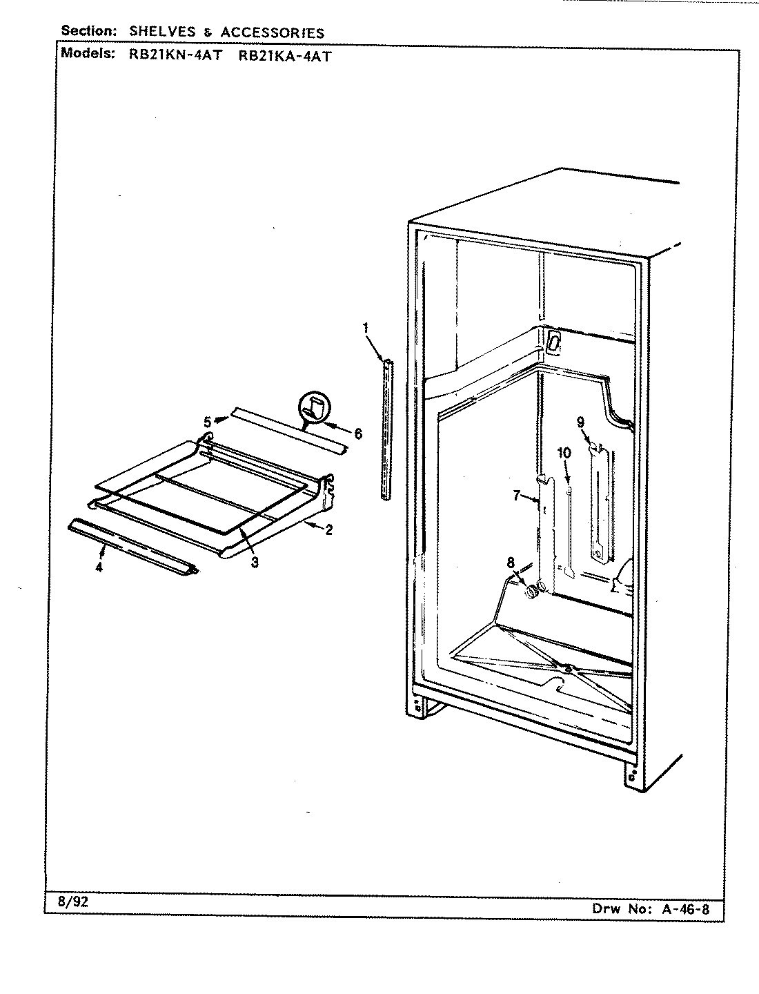 04 - SHELVES & ACCESSORIES