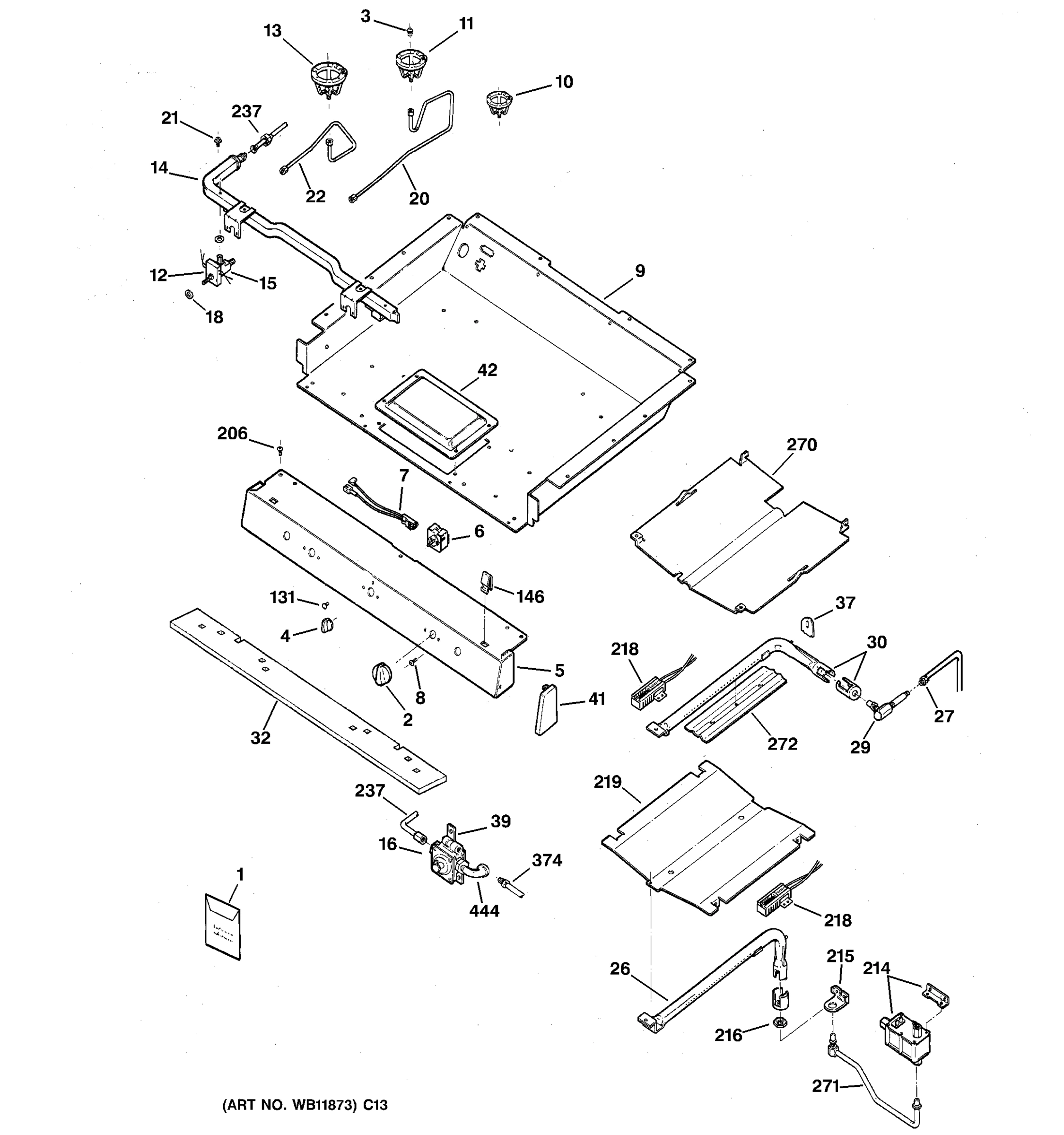 GAS & BURNER PARTS
