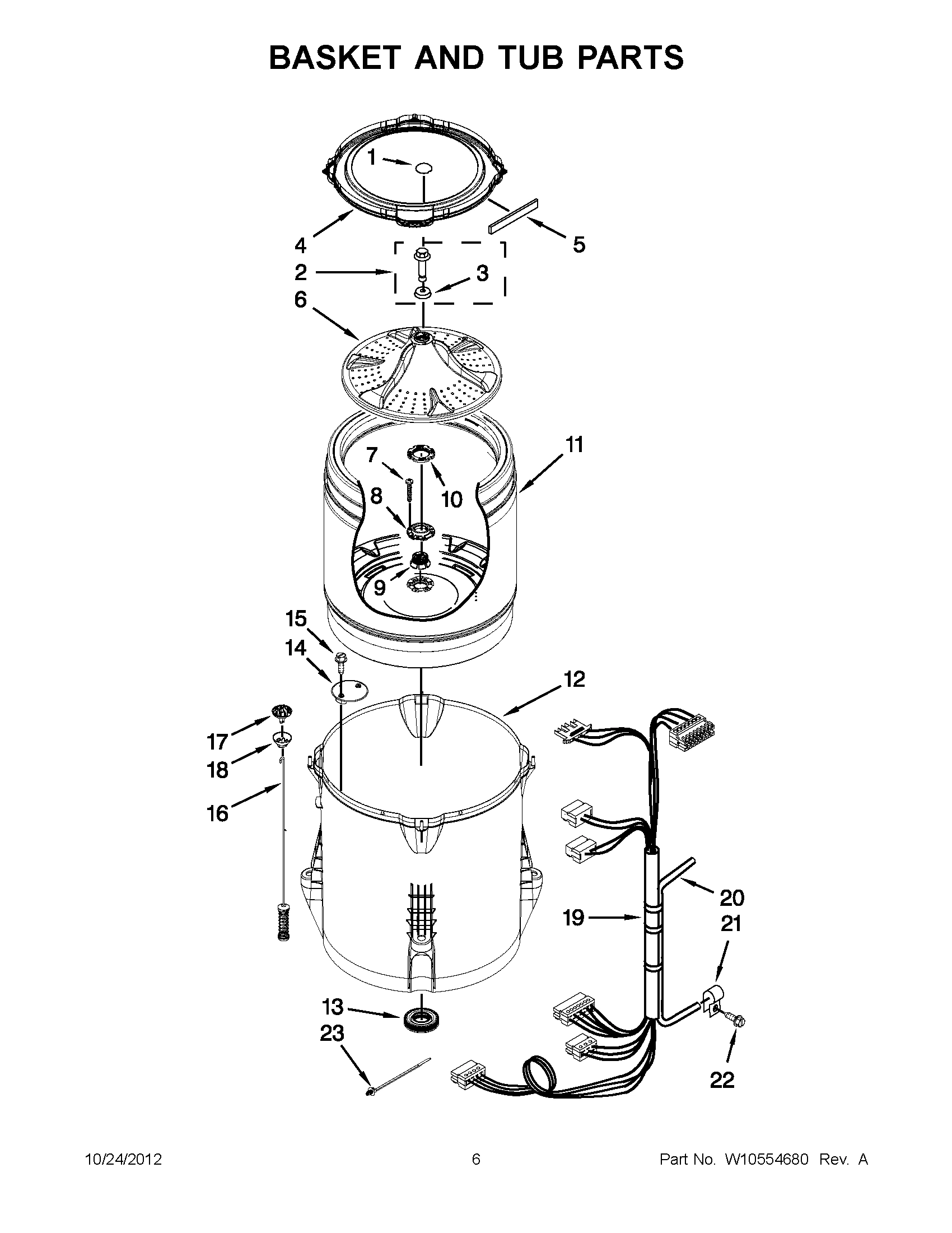 03 - BASKET AND TUB PARTS