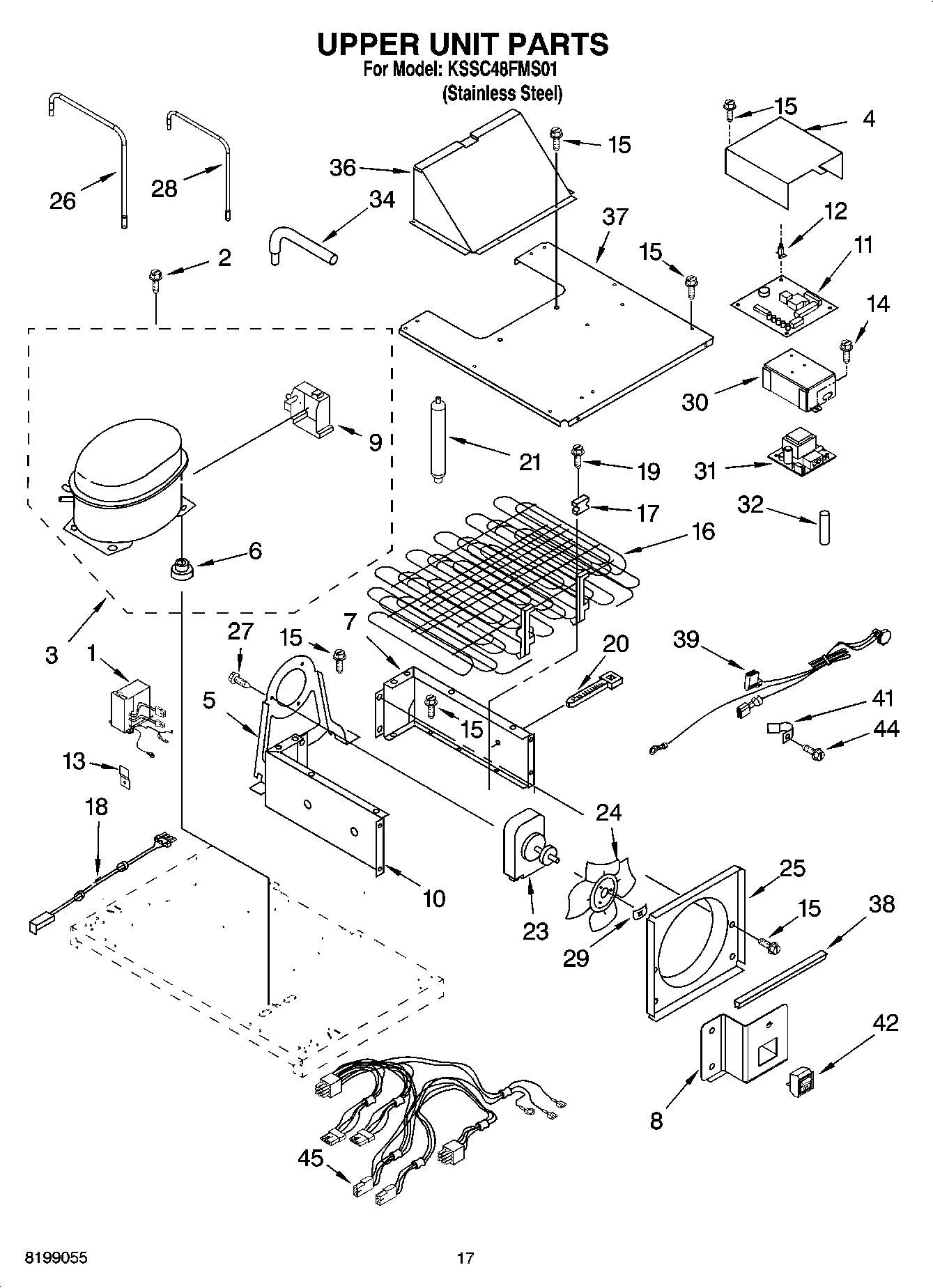 11 - UPPER UNIT PARTS