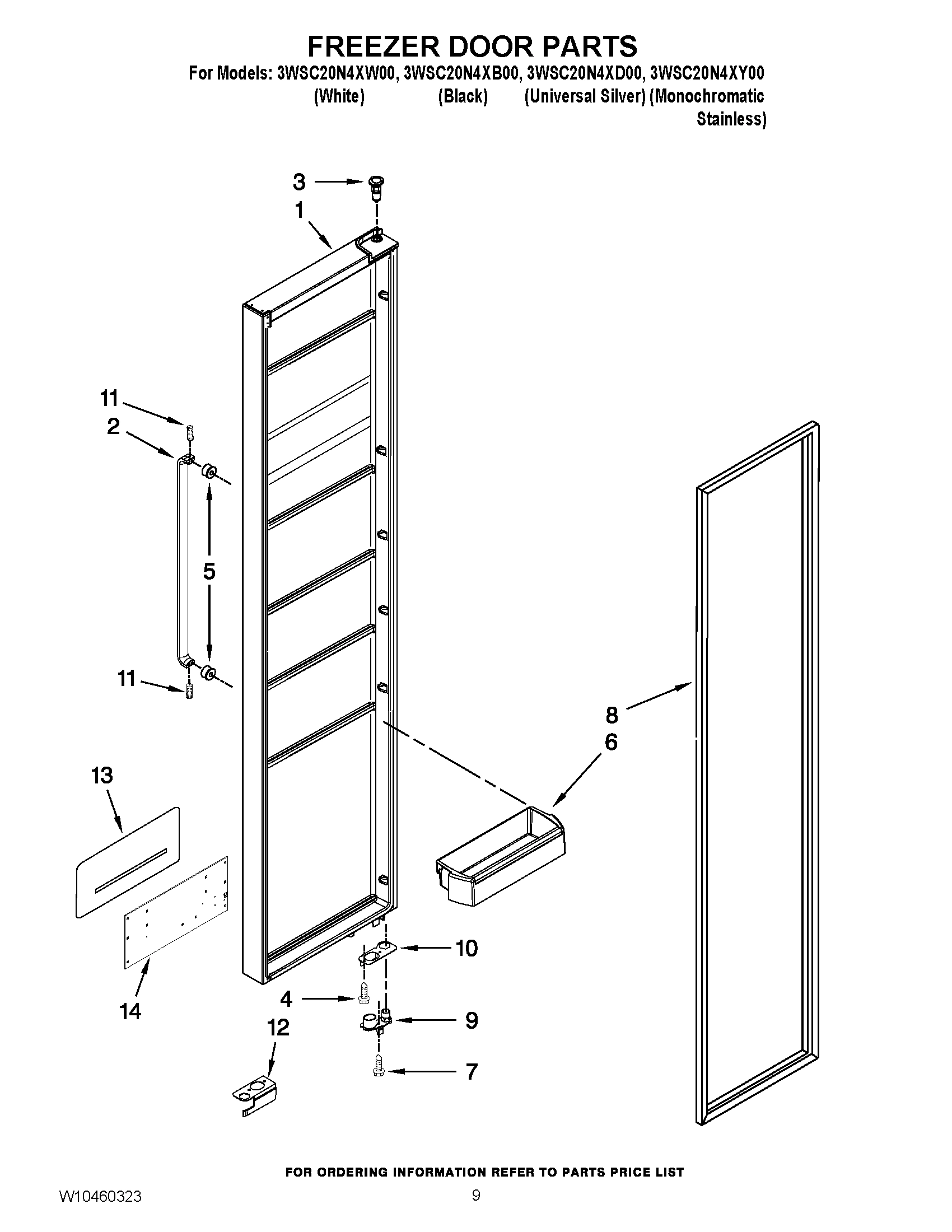 06 - FREEZER DOOR PARTS