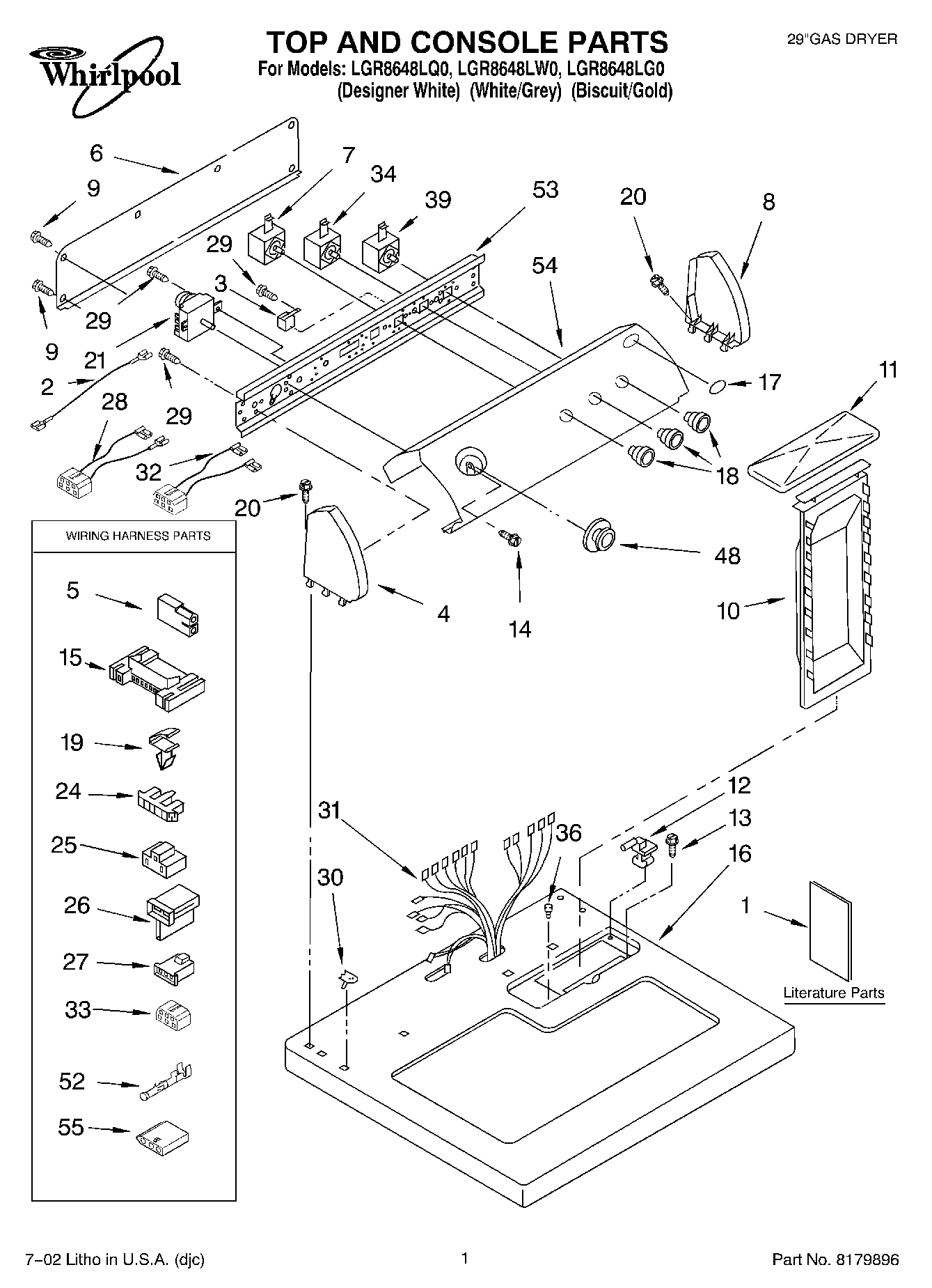 01 - TOP AND CONSOLE, LITERATURE