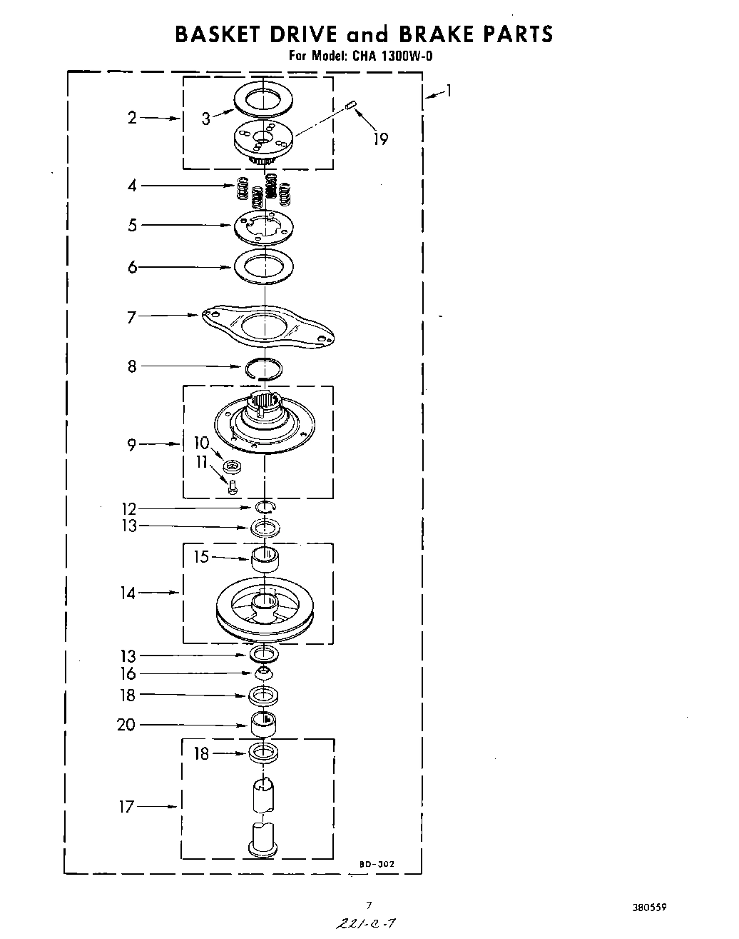 07 - BASKETDRIVE AND BRAKE