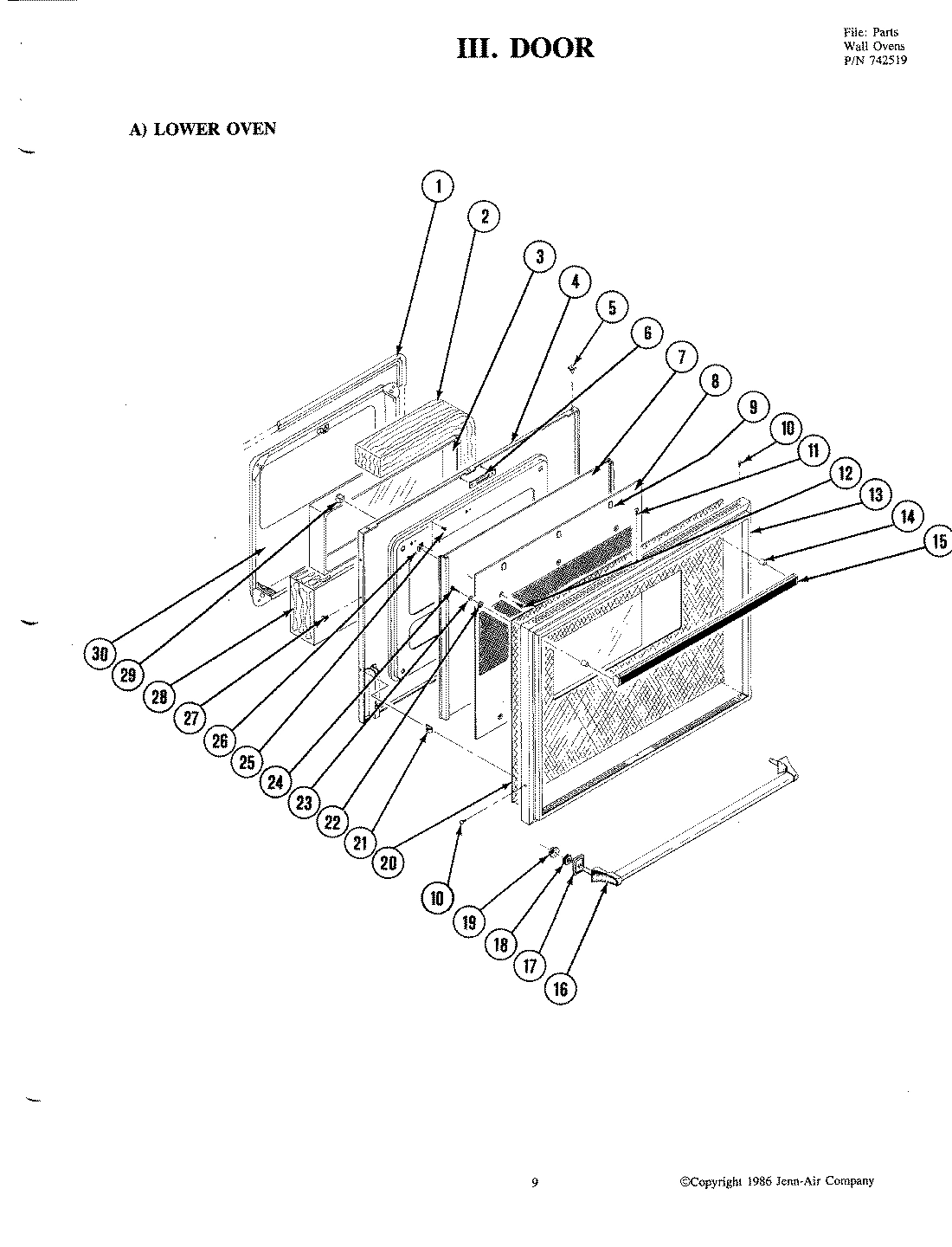 09 - DOOR (LOWER W205)