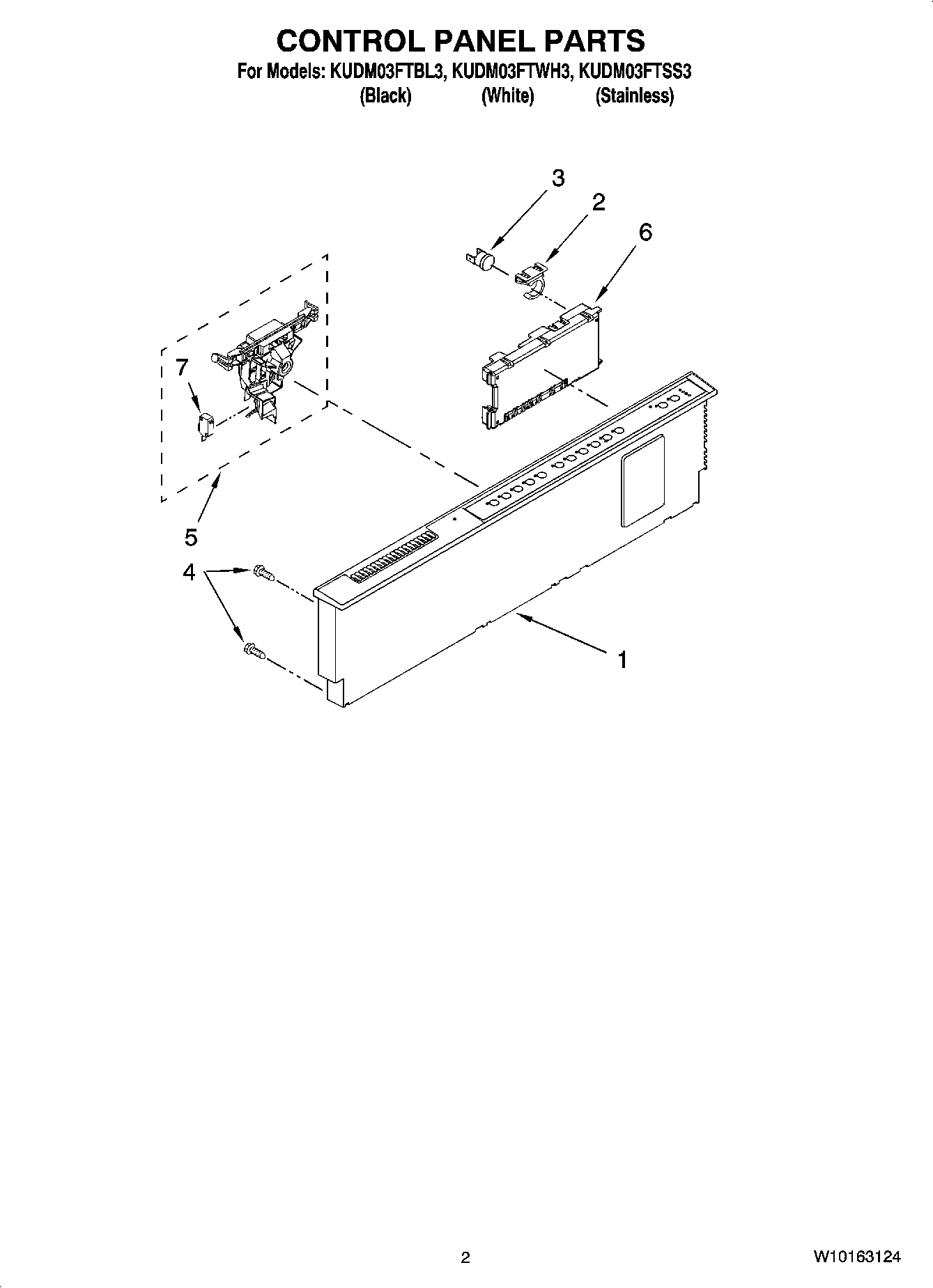 02 - CONTROL PANEL PARTS