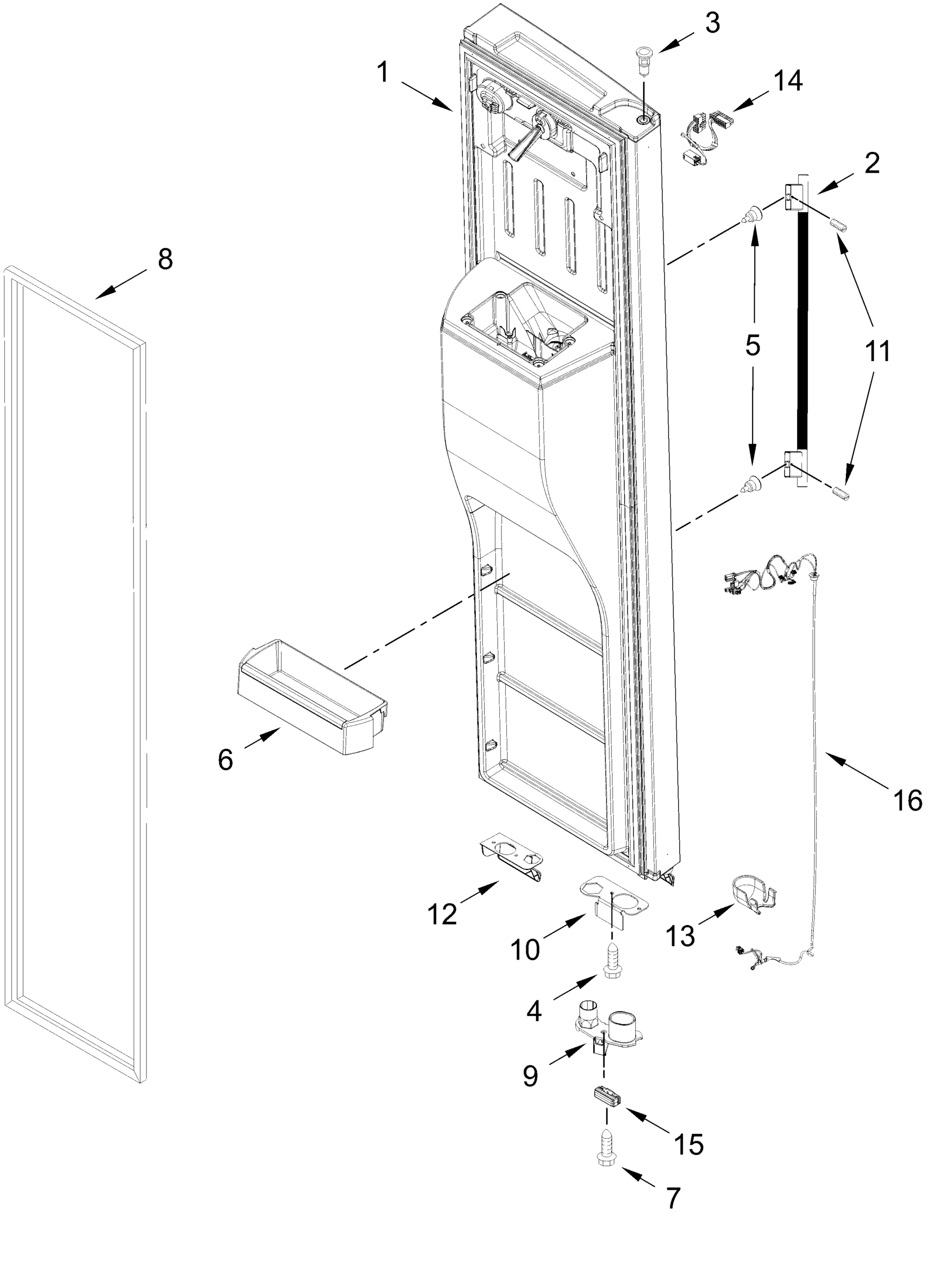 FREEZER DOOR PARTS