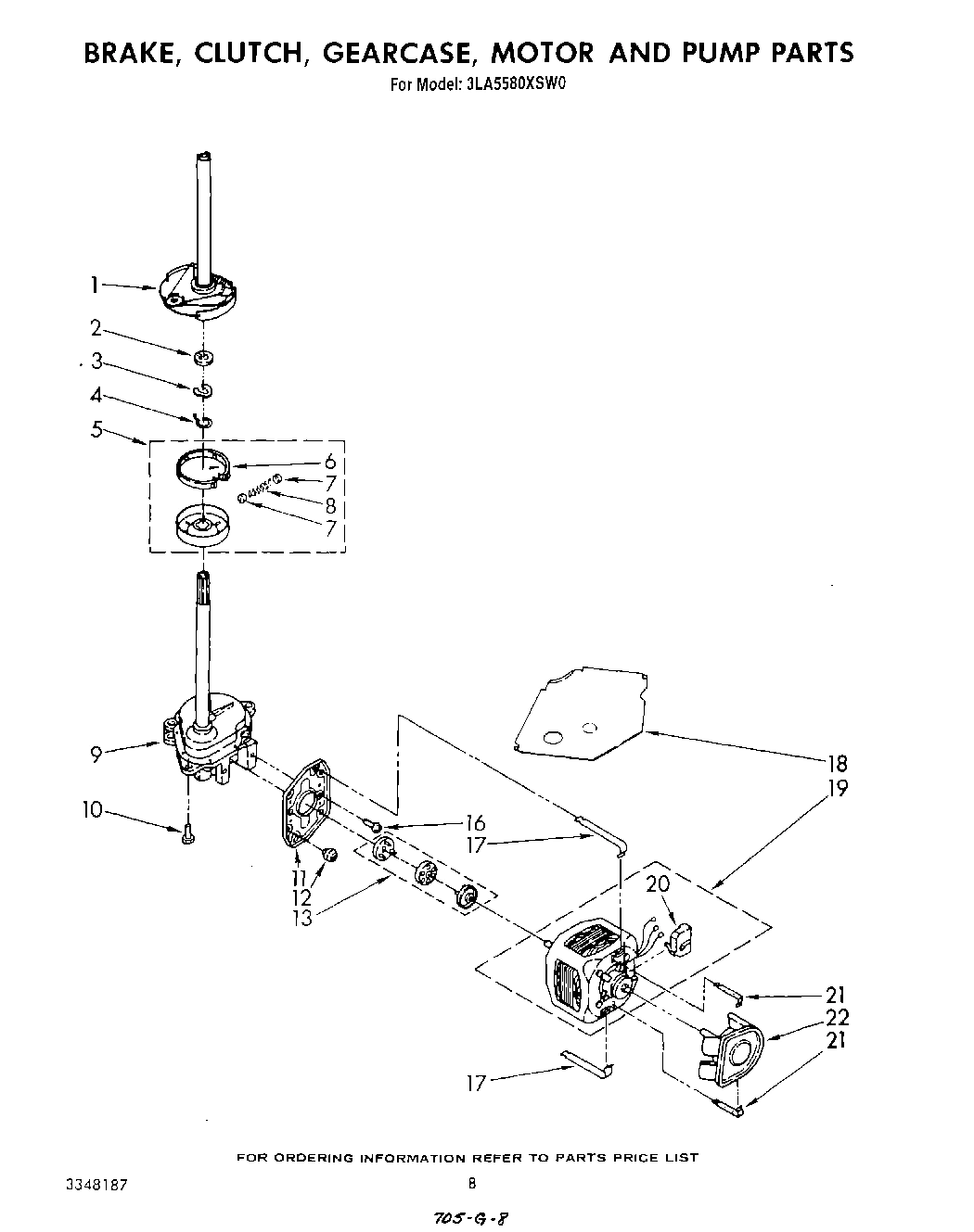 06 - BRAKE, CLUTCH, GEARCASE, MOTOR AND PUMP