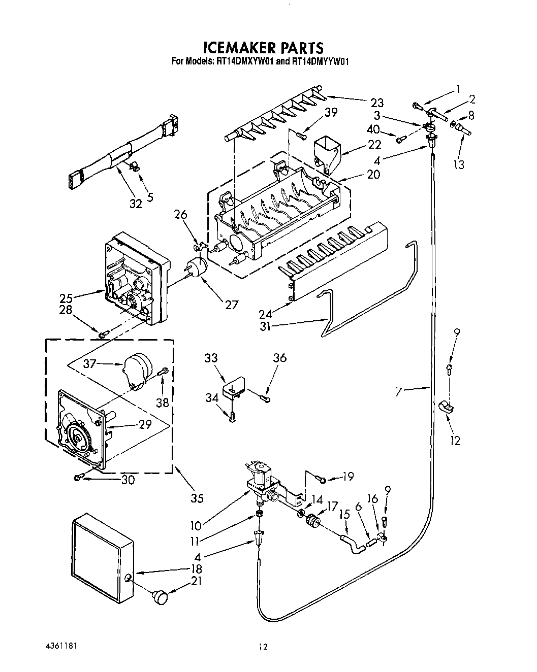 08 - ICEMAKER, LIT/OPTIONAL