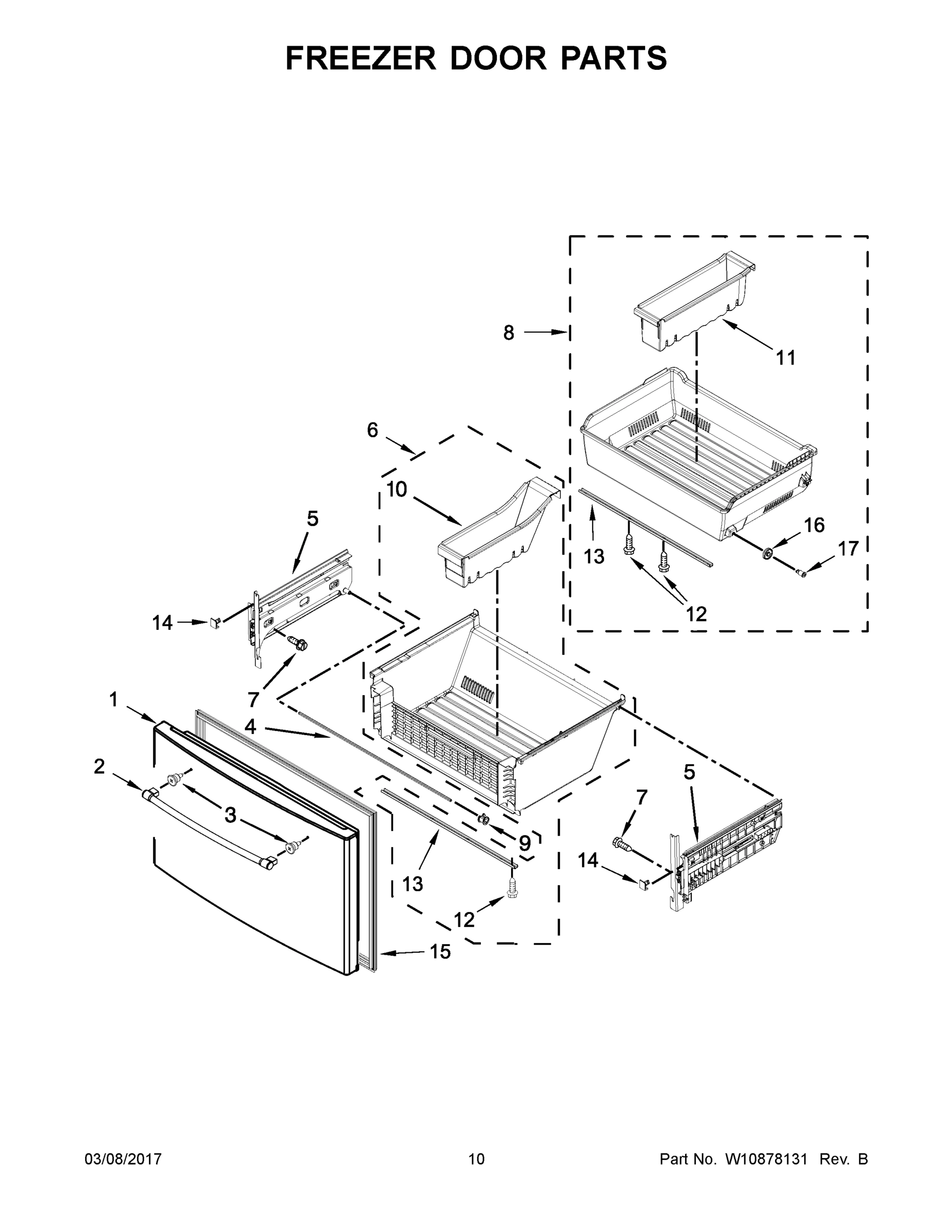 06 - FREEZER DOOR PARTS