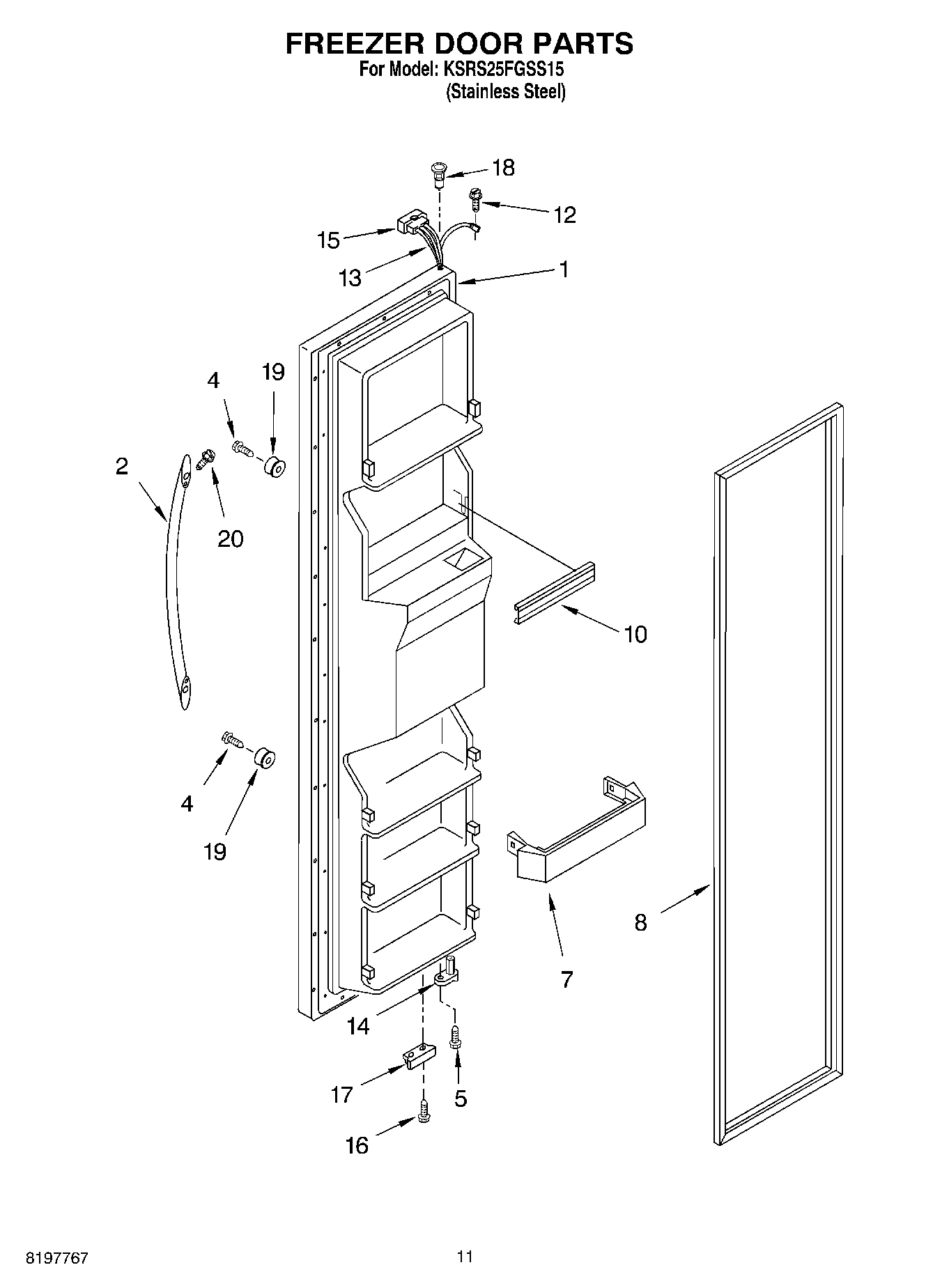 07 - FREEZER DOOR