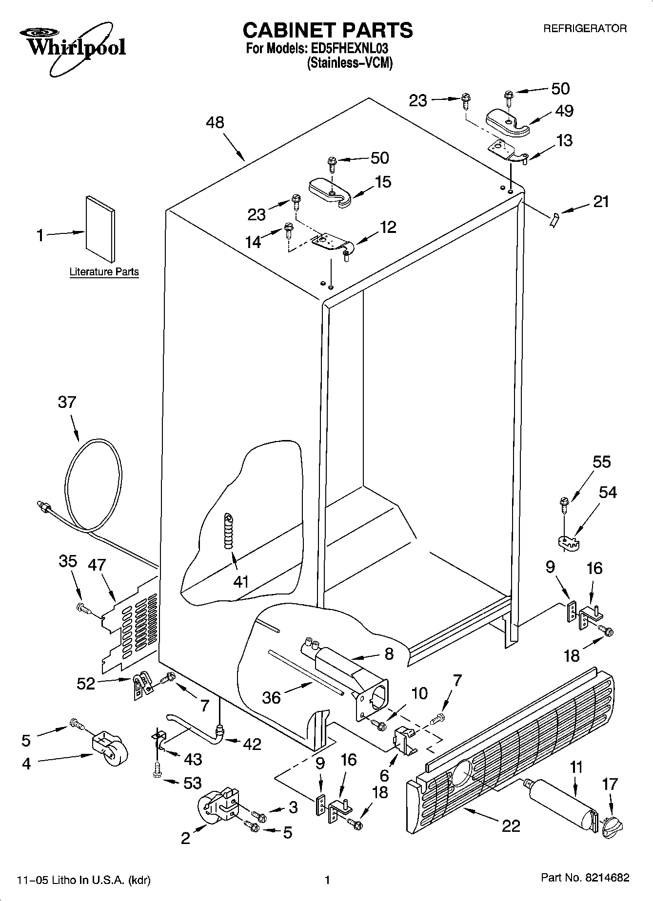 01 - CABINET PARTS