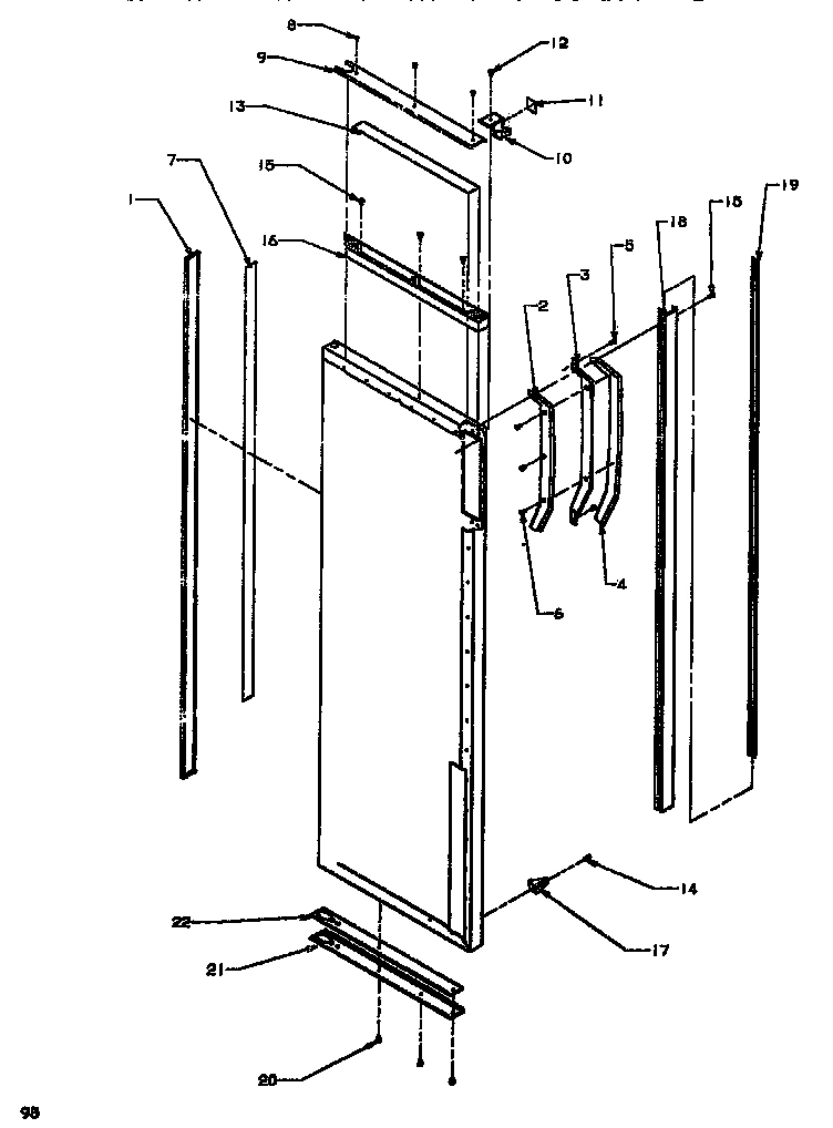 10 - HANDLE & TRIM REF DOOR