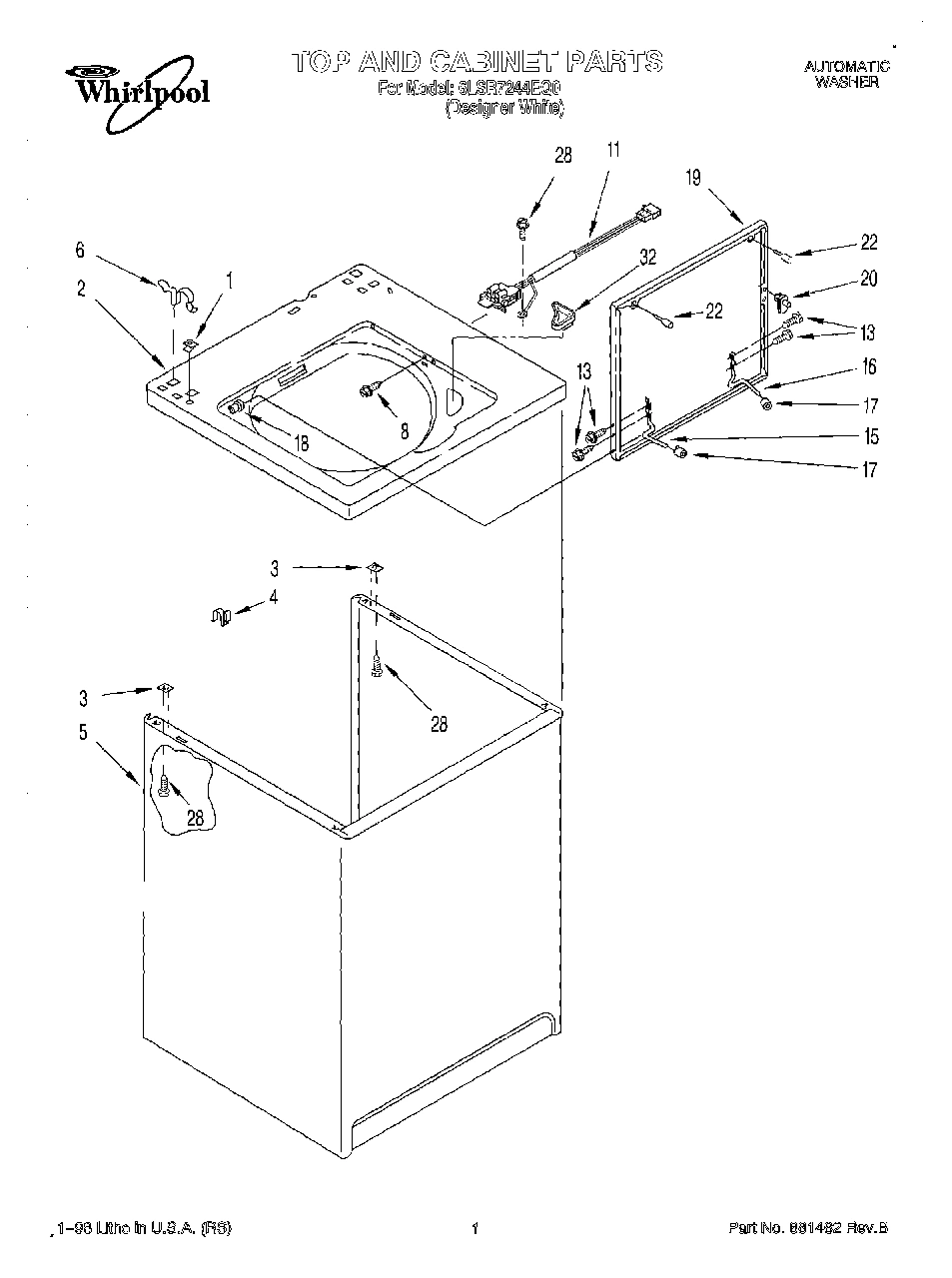 01 - TOP AND CABINET