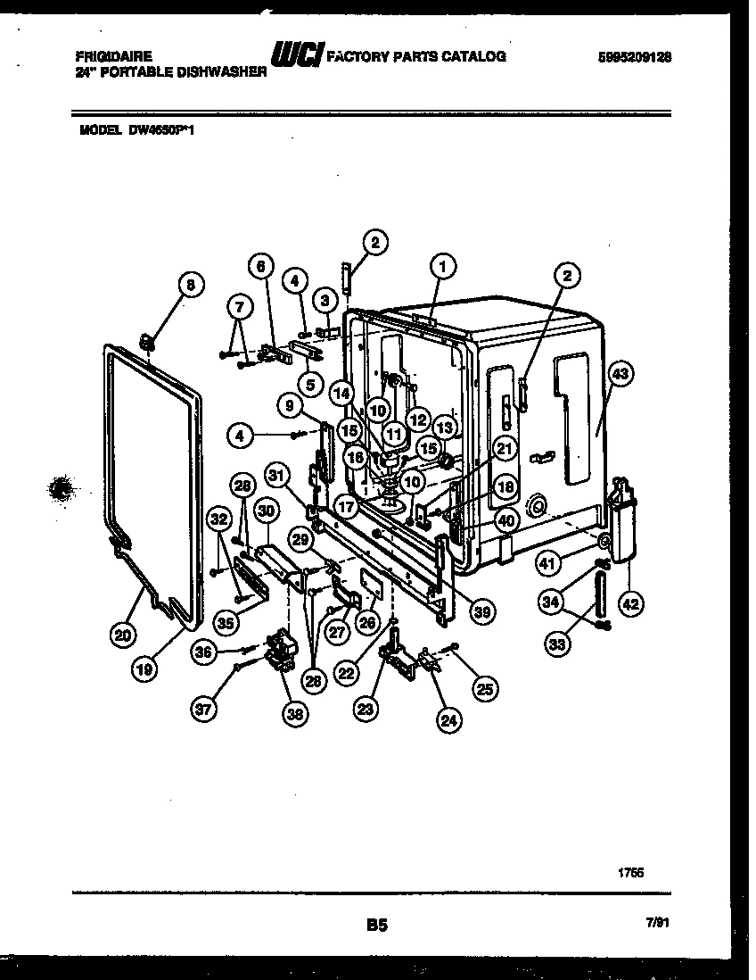 05 - TUB AND FRAME PARTS