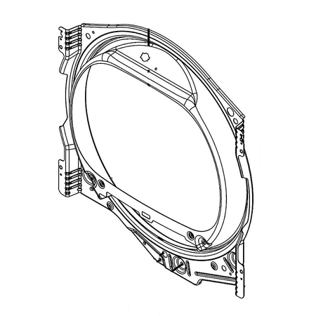 W10861007 Whirlpool Bulkhead Assembly